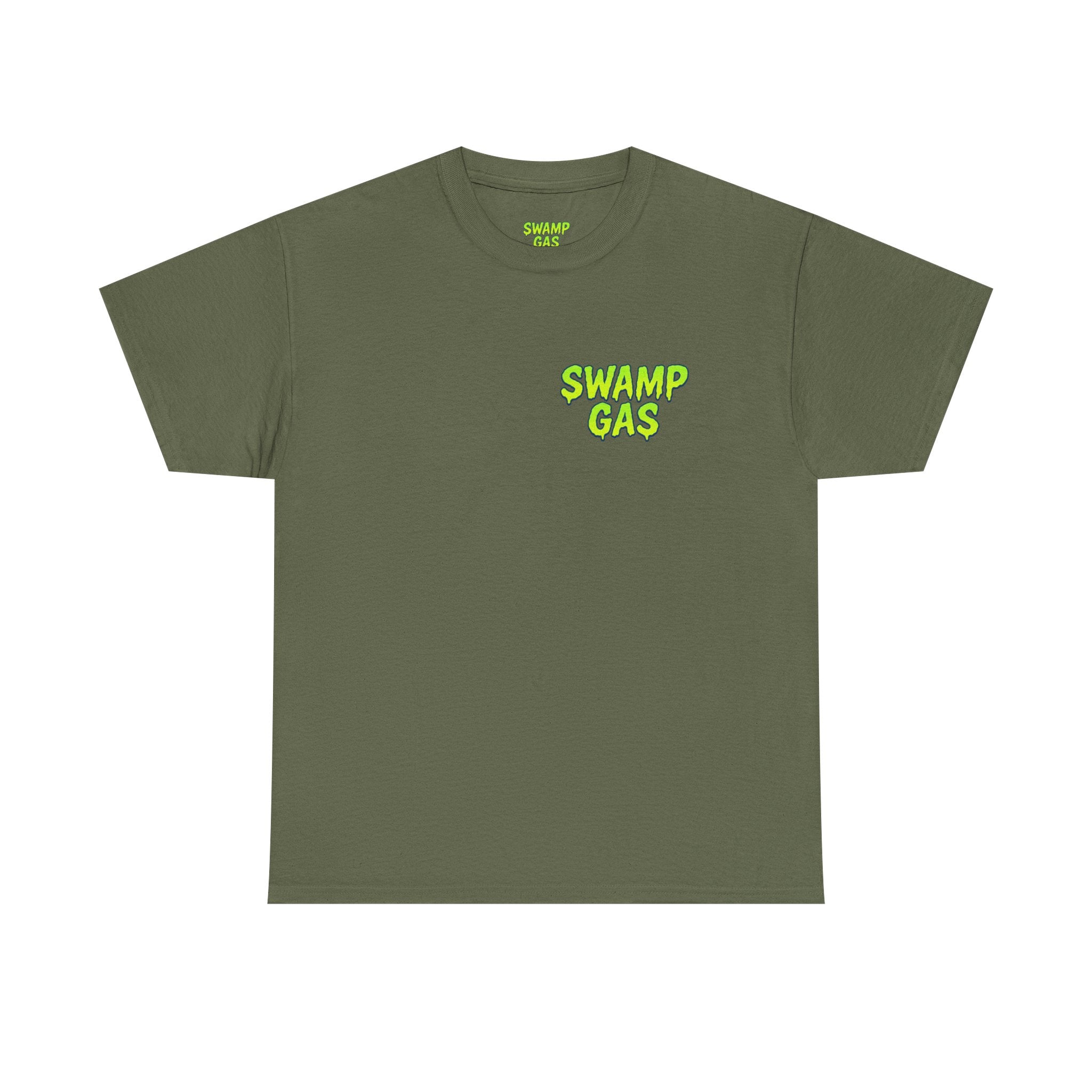 Swamp Gas Graphic Tee - Unisex Cotton T-Shirt, Halloween Costume, Fun Casual Wear, Unique Gift, Funny Shirt for Friends