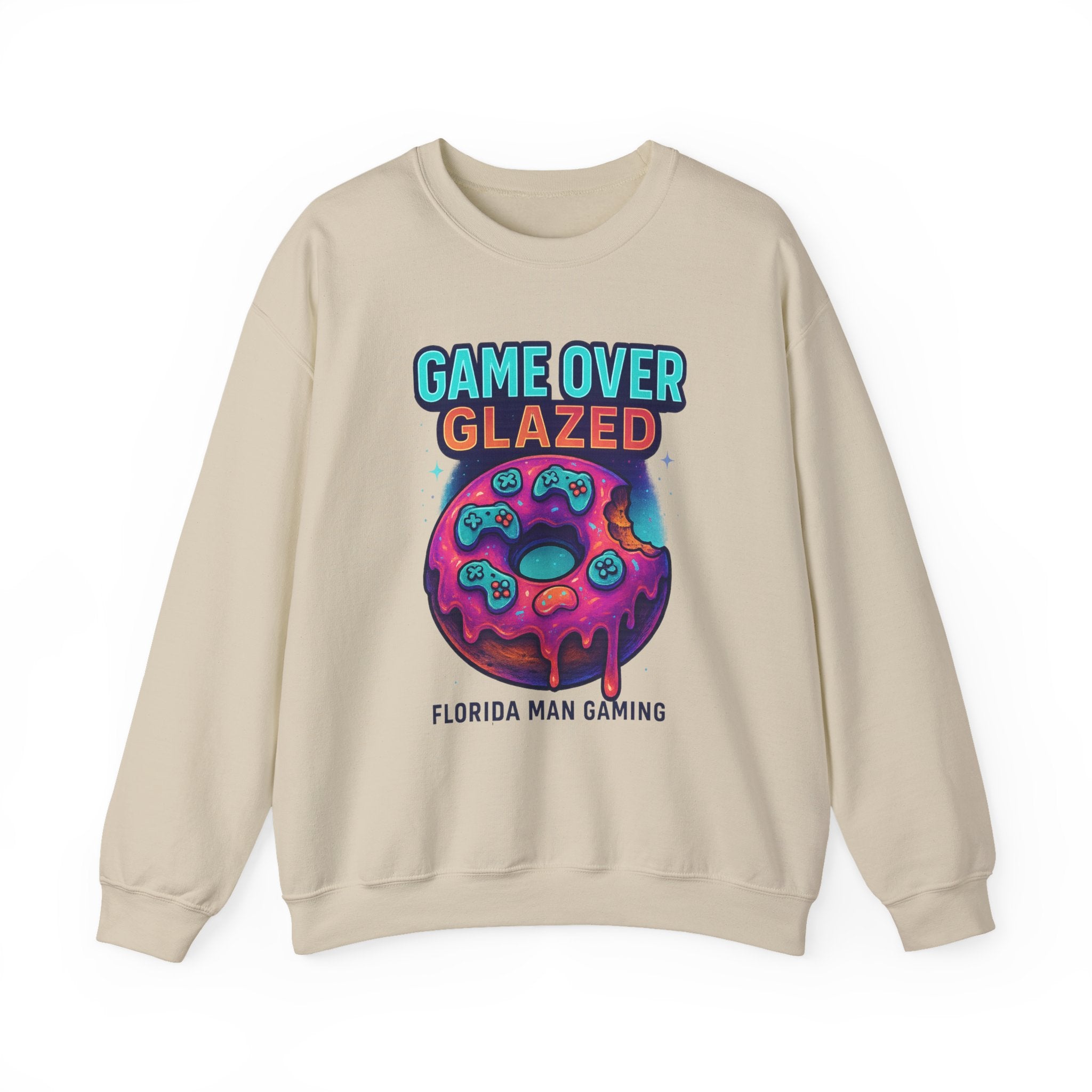 Gaming Sweatshirt, Playful Crewneck for Gamers, Funny Gift for Video Game Lovers, Cozy Unisex Apparel, Unique Retro Style