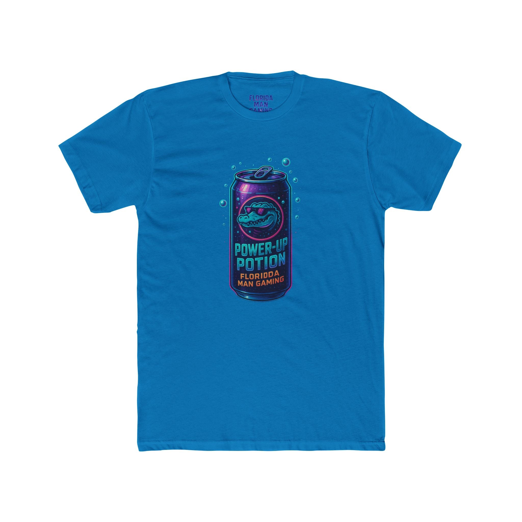 Florida Man Crew Tee: Gaming Humor Shirt, Fun Gift for Gamers, Unisex Tee for Parties, Retro Style Casual Wear, Unique Birthday Present