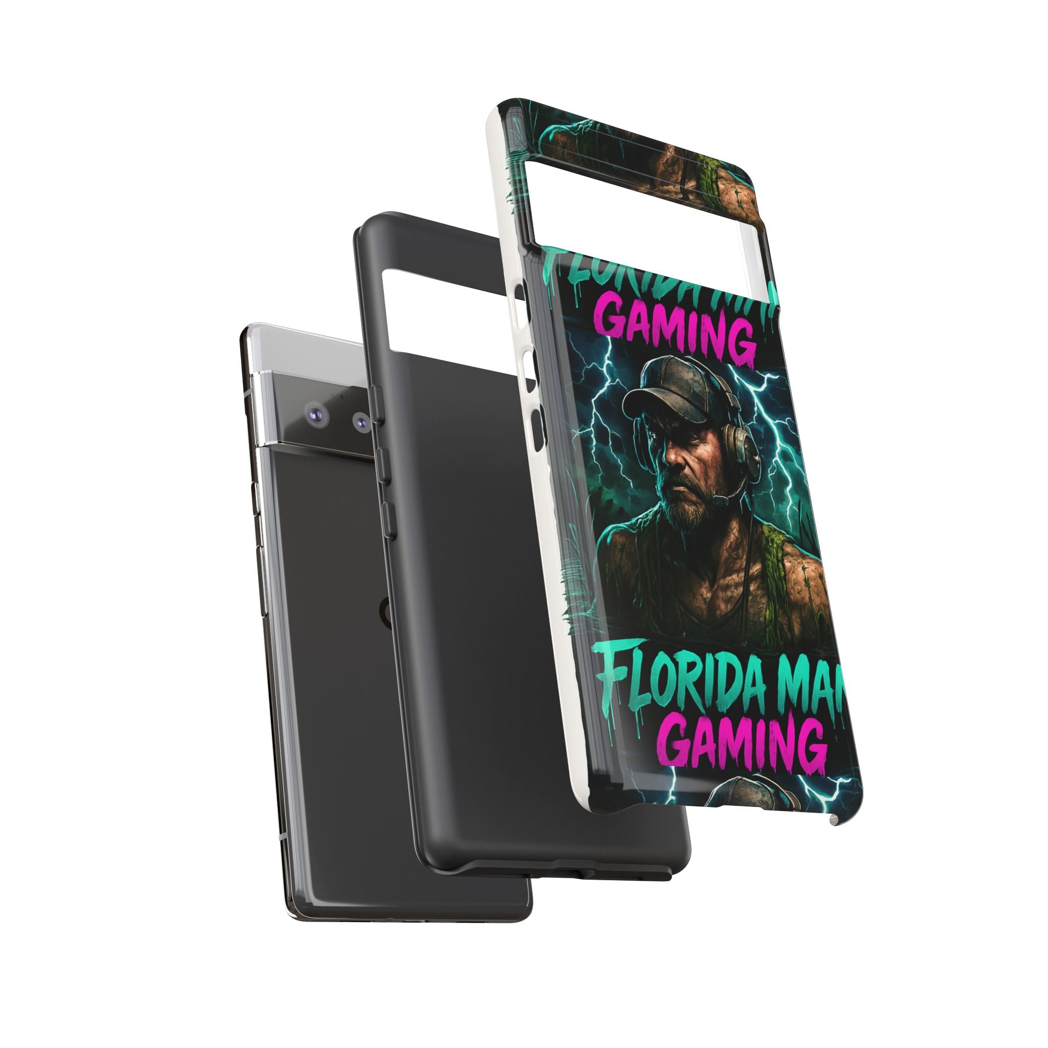 Phone Case - Florida Man Gaming Mascot Rising from the Swamp Tough Case