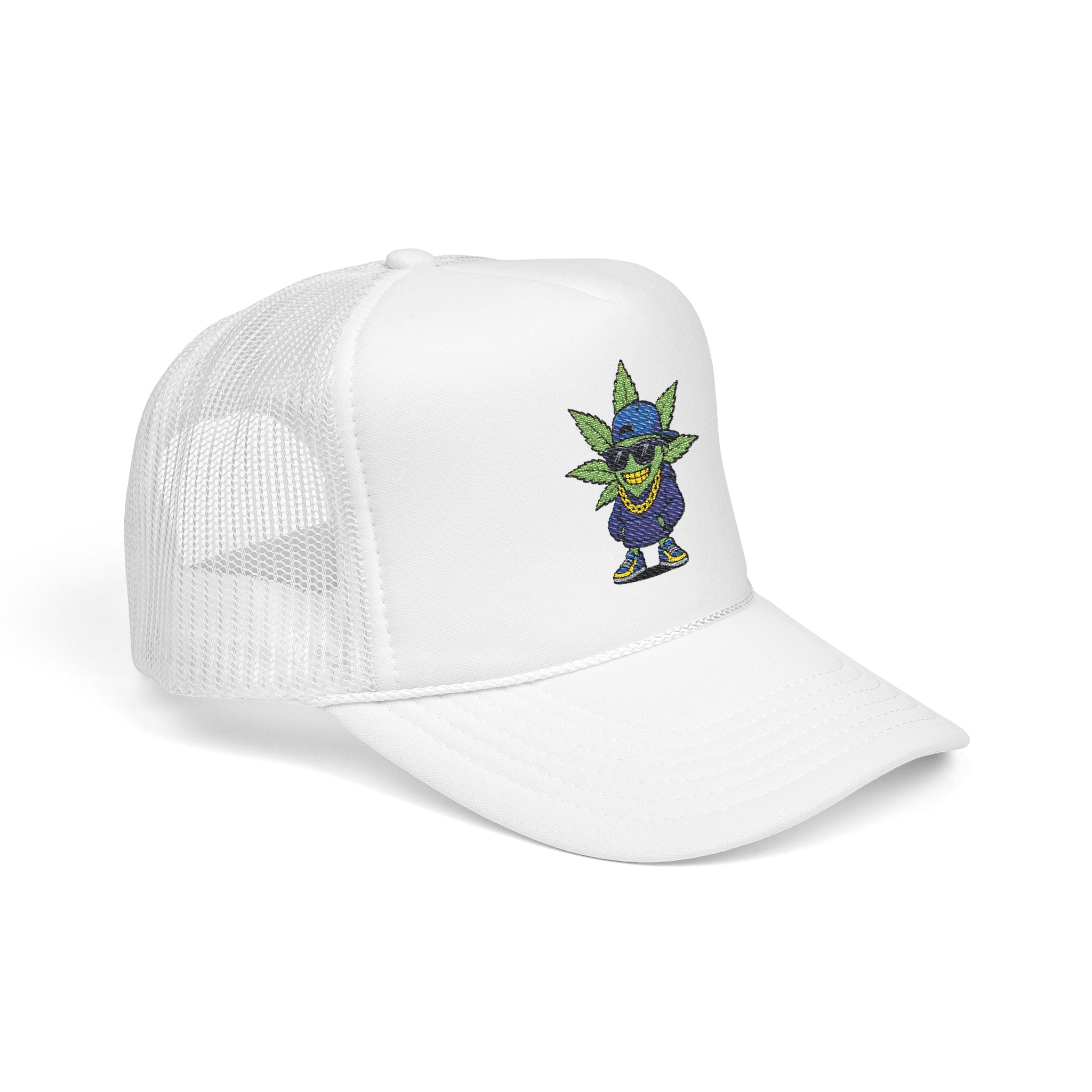 Cool Embroidered Foam Trucker Hat for Trendsetters, Everyday Style, Gift for Him, Outdoor Activities, Unique Streetwear