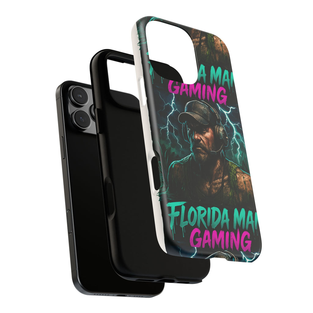 Phone Case - Florida Man Gaming Mascot Rising from the Swamp Tough Case