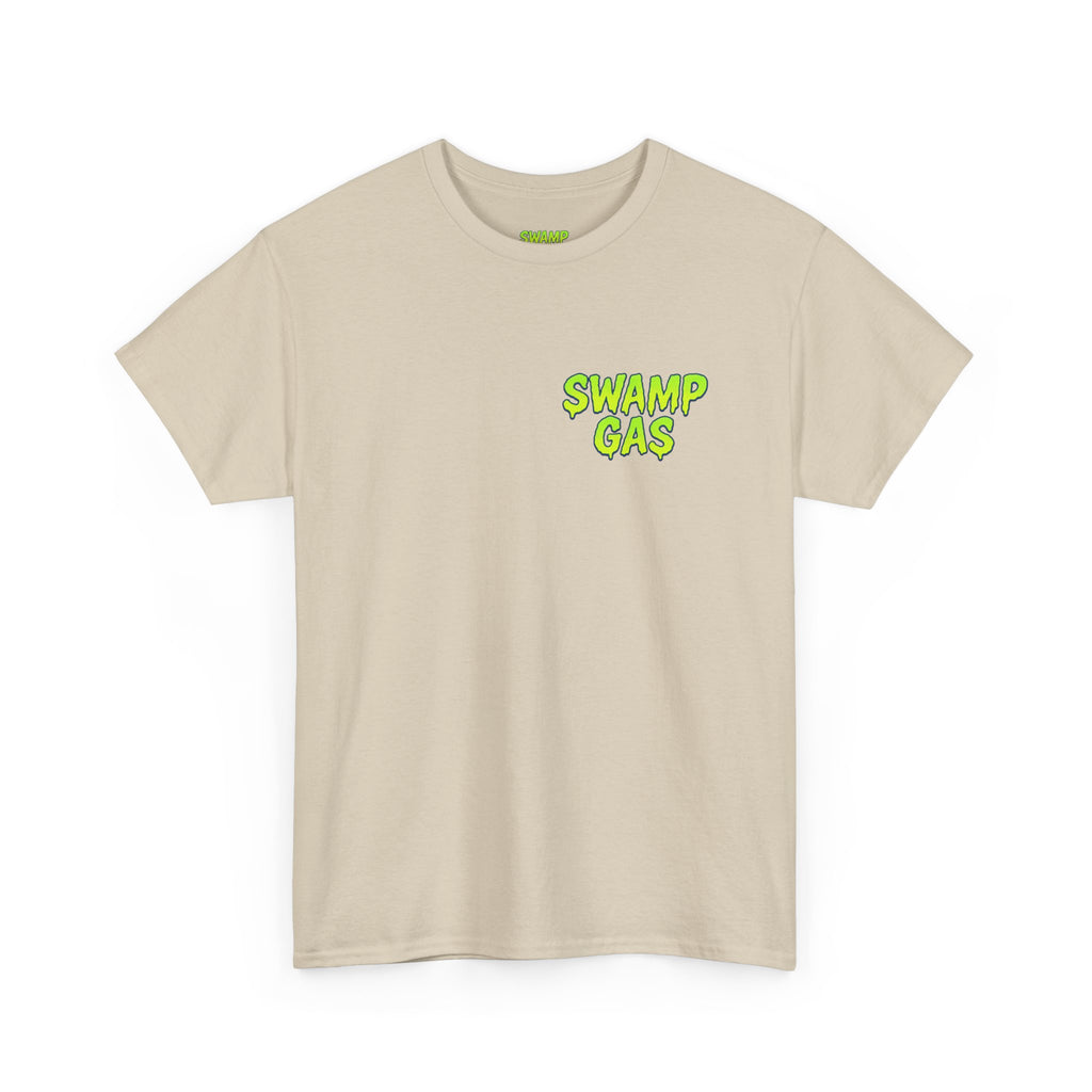 Swamp Gas Graphic Tee - Unisex Cotton T-Shirt, Halloween Costume, Fun Casual Wear, Unique Gift, Funny Shirt for Friends