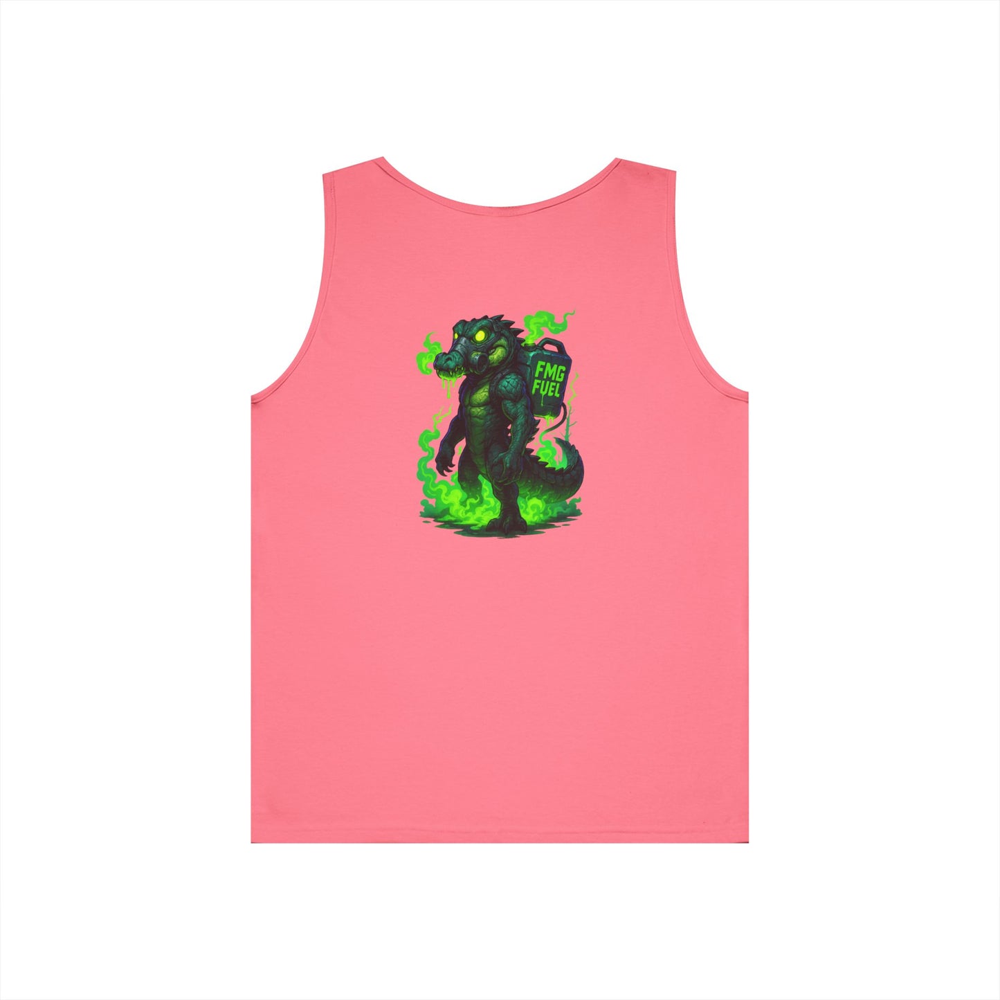 Swamp Gas Unisex Heavy Cotton Tank Top, Funny Summer Shirt, Graphic Muscle Tee, Casual Wear, Gift for Monster Lovers