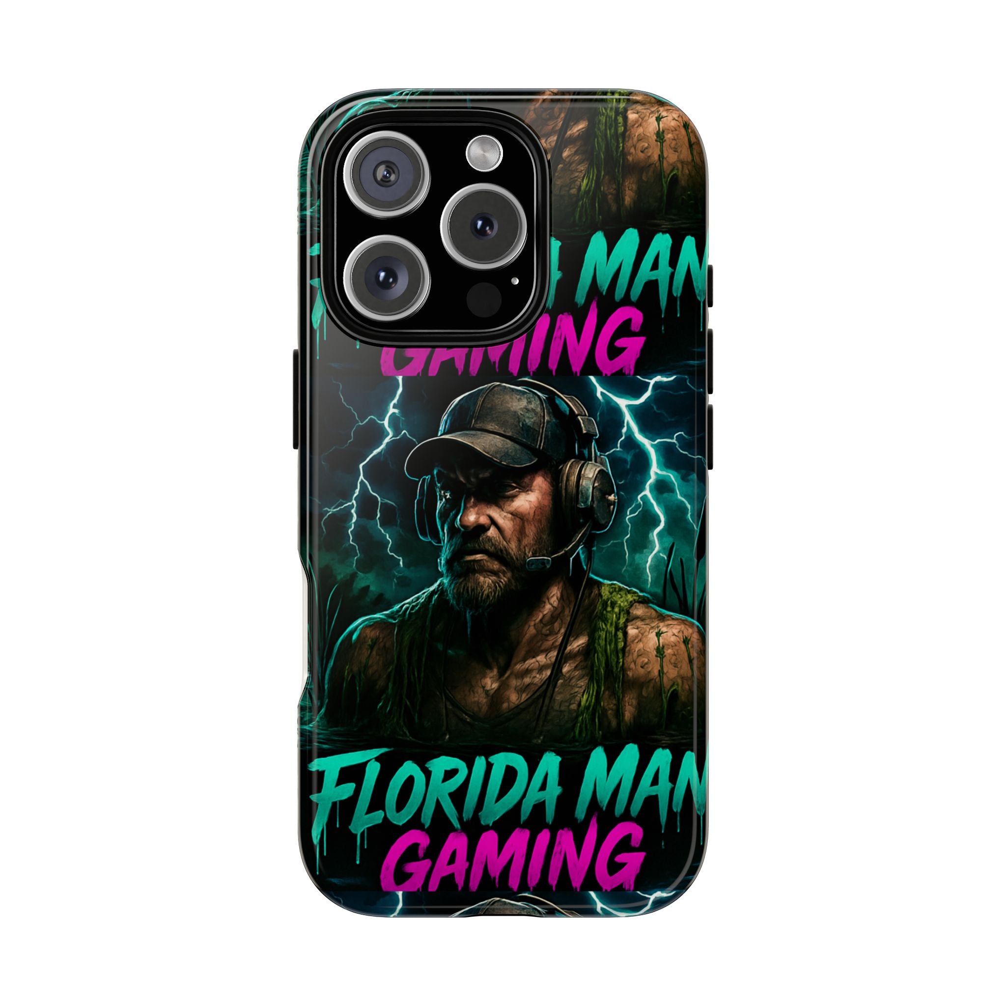 Phone Case - Florida Man Gaming Mascot Rising from the Swamp Tough Case