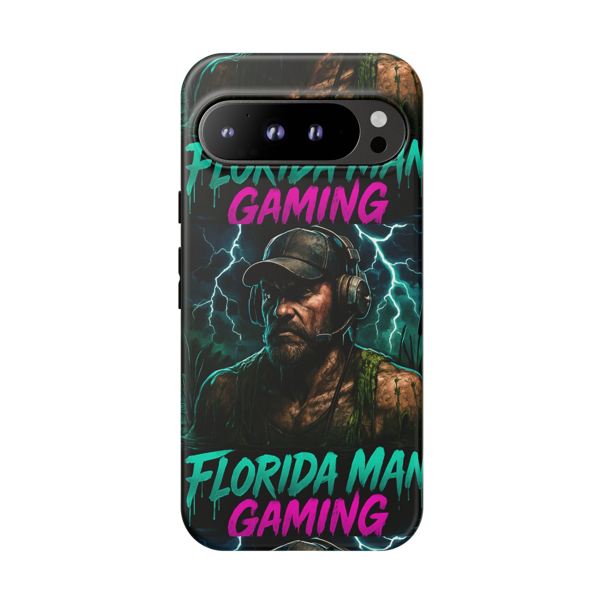 Phone Case - Florida Man Gaming Mascot Rising from the Swamp Tough Case