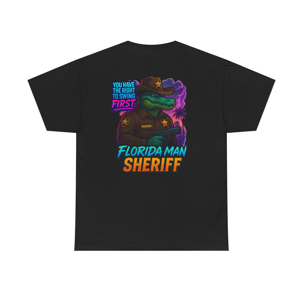 Florida Man Sheriff Tee - Fun Unisex Cotton T-Shirt, Graphic Tee for Florida Lovers, Gift for Dads, Unique Humor Shirt, Casual Wear