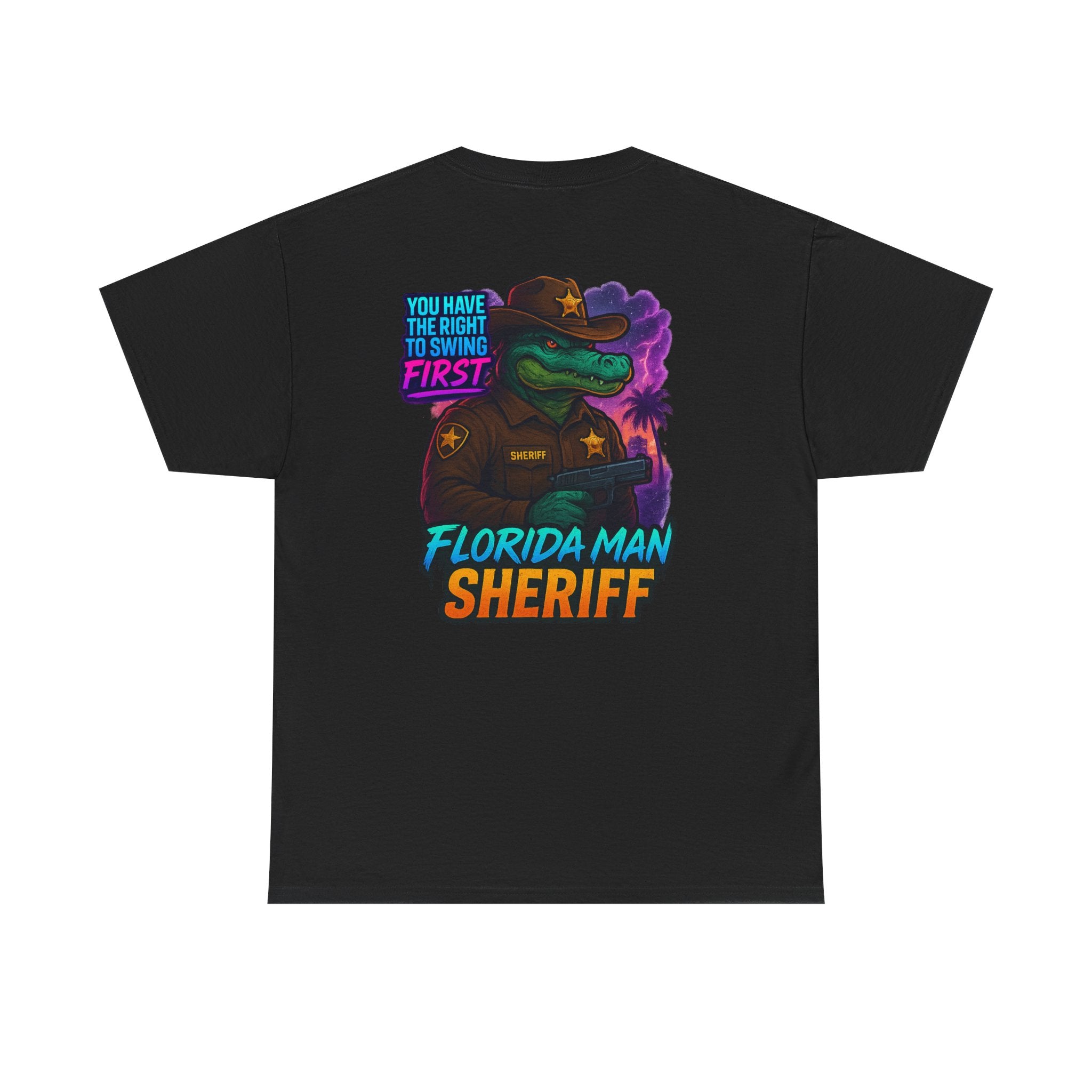 Florida Man Sheriff Tee - Fun Unisex Cotton T-Shirt, Graphic Tee for Florida Lovers, Gift for Dads, Unique Humor Shirt, Casual Wear