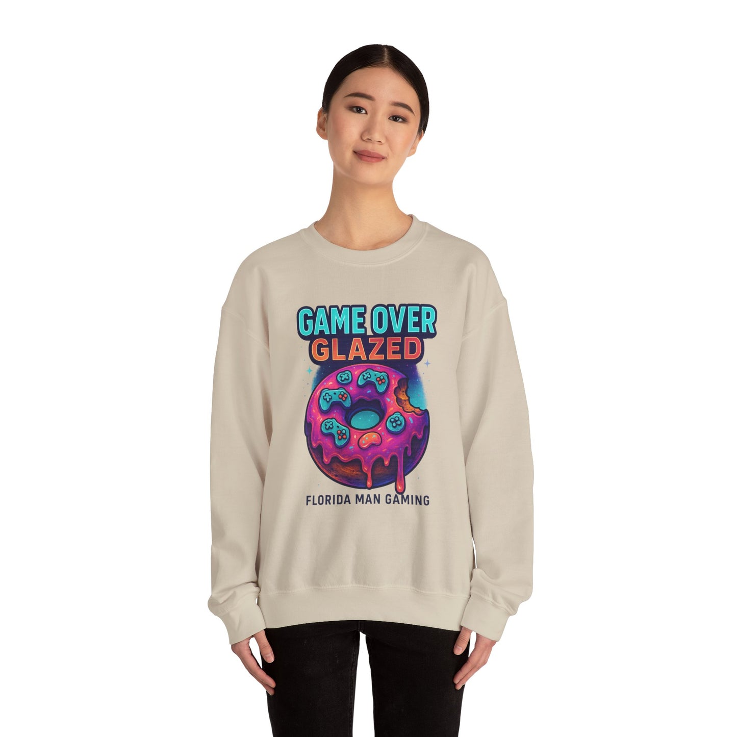 Gaming Sweatshirt, Playful Crewneck for Gamers, Funny Gift for Video Game Lovers, Cozy Unisex Apparel, Unique Retro Style