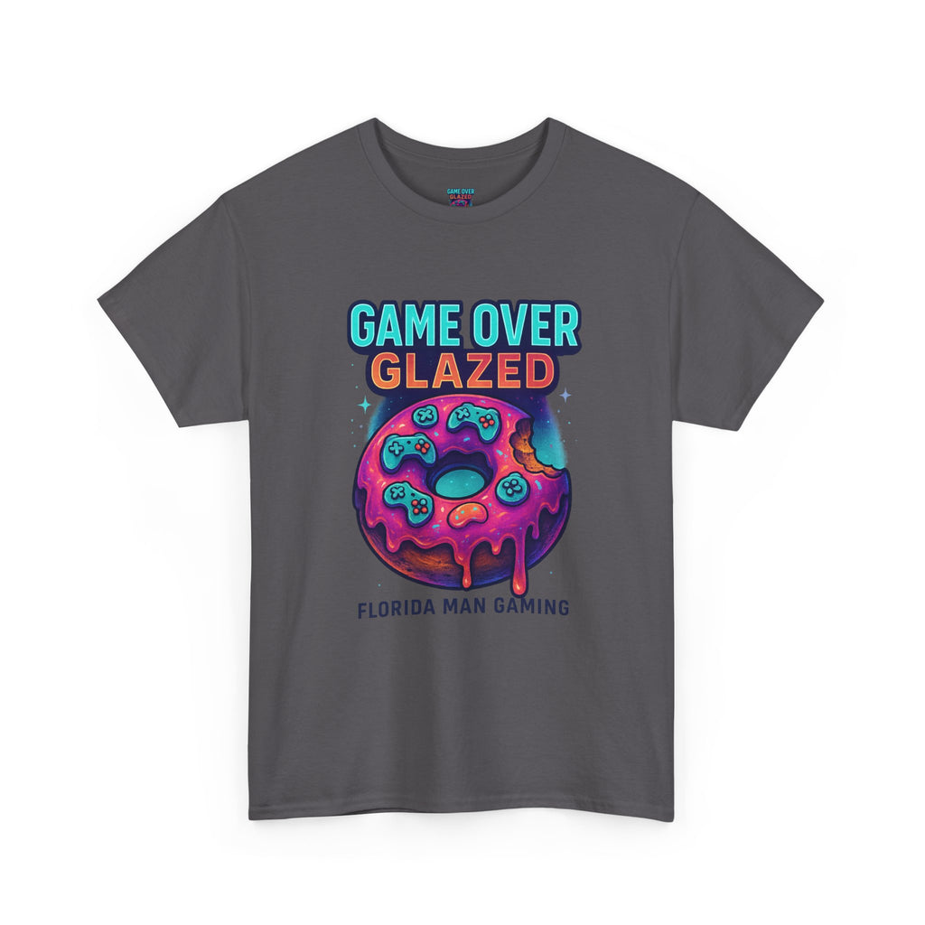 Gaming Graphic Tee for Retro Fun Lovers, Perfect for Gifts, Casual Wear, Gaming Events, Game Over Design