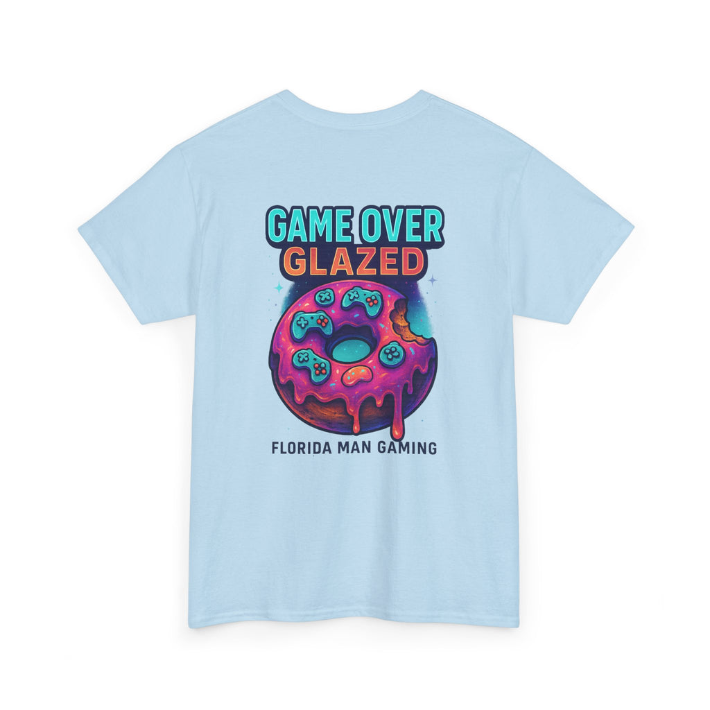 Gaming Graphic Tee for Retro Fun Lovers, Perfect for Gifts, Casual Wear, Gaming Events, Game Over Design