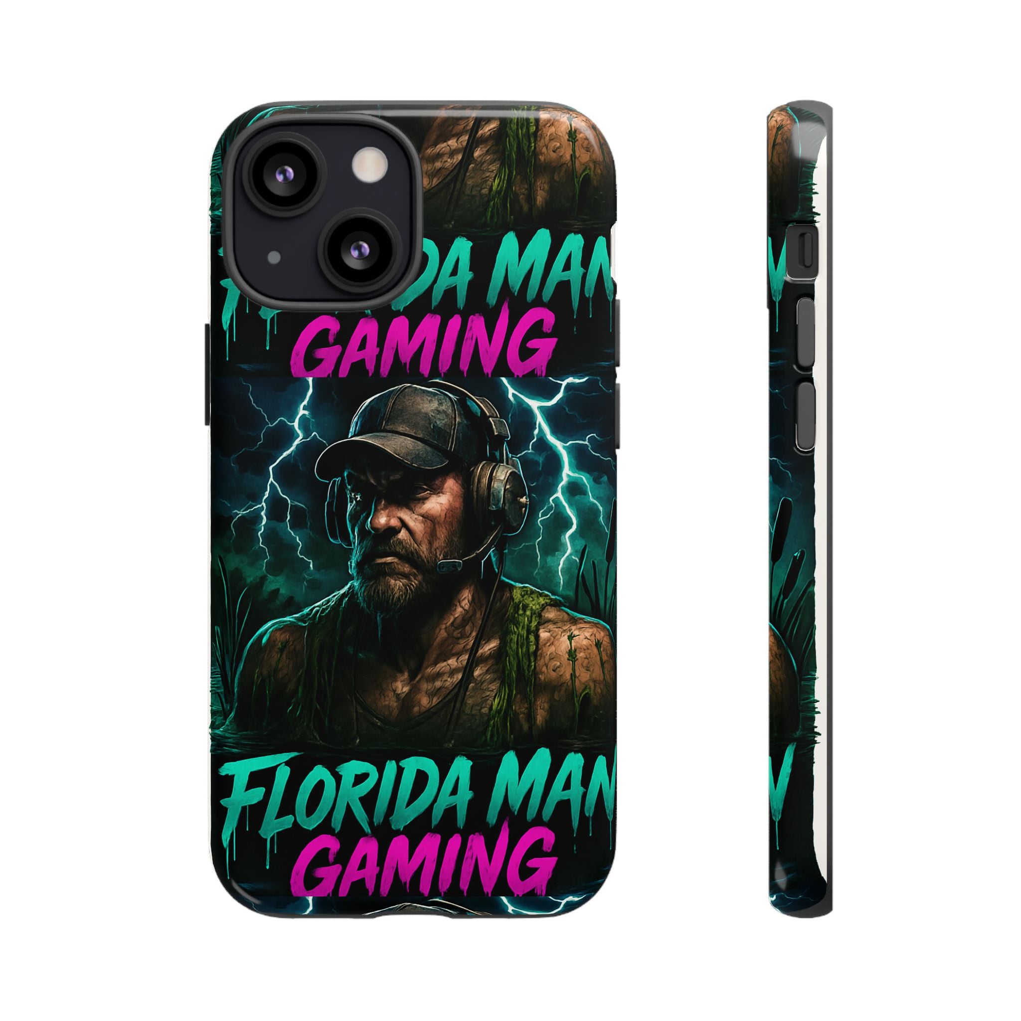 Phone Case - Florida Man Gaming Mascot Rising from the Swamp Tough Case