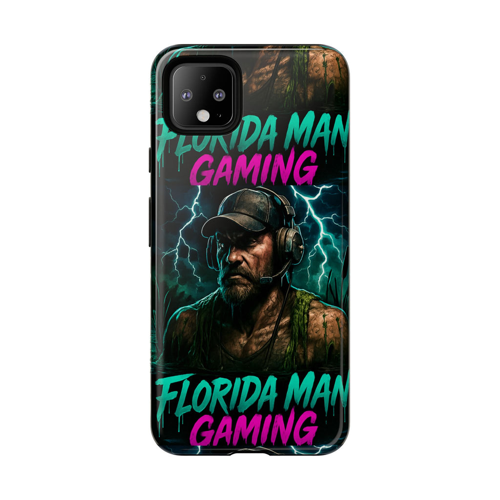 Phone Case - Florida Man Gaming Mascot Rising from the Swamp Tough Case