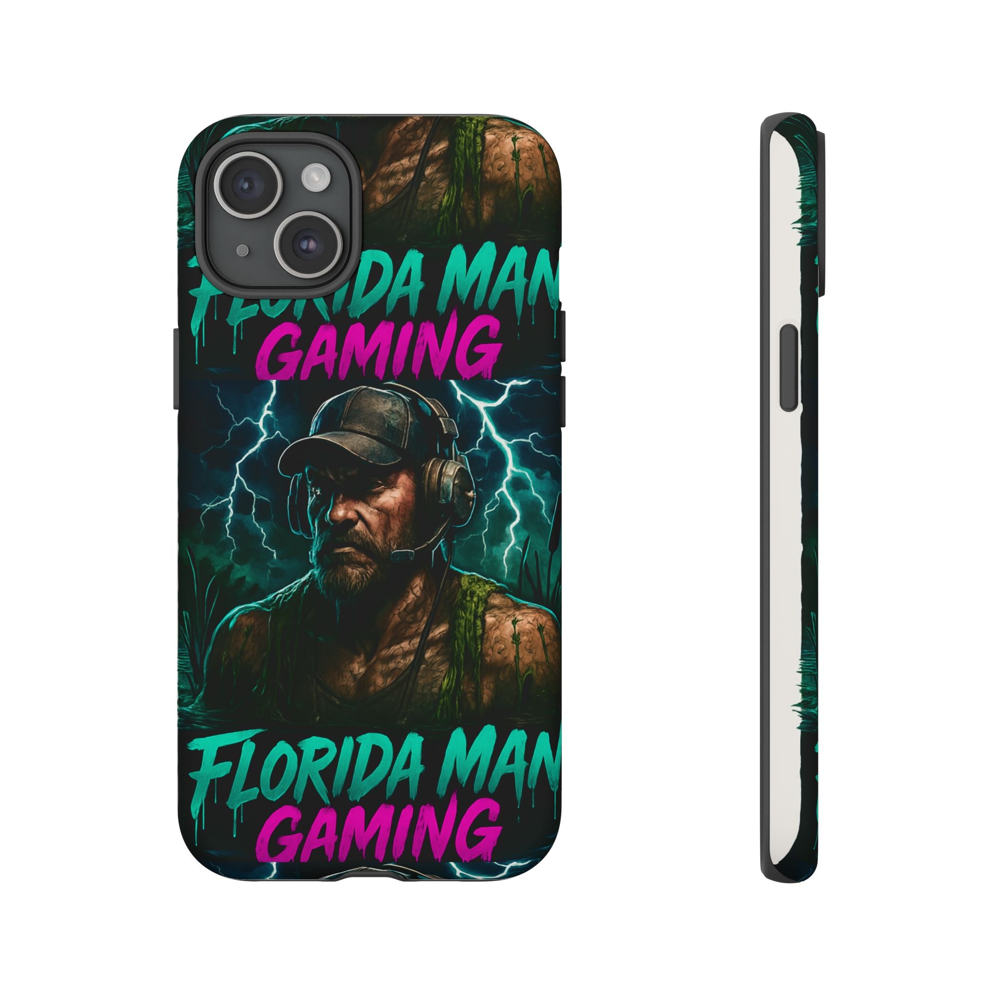 Phone Case - Florida Man Gaming Mascot Rising from the Swamp Tough Case
