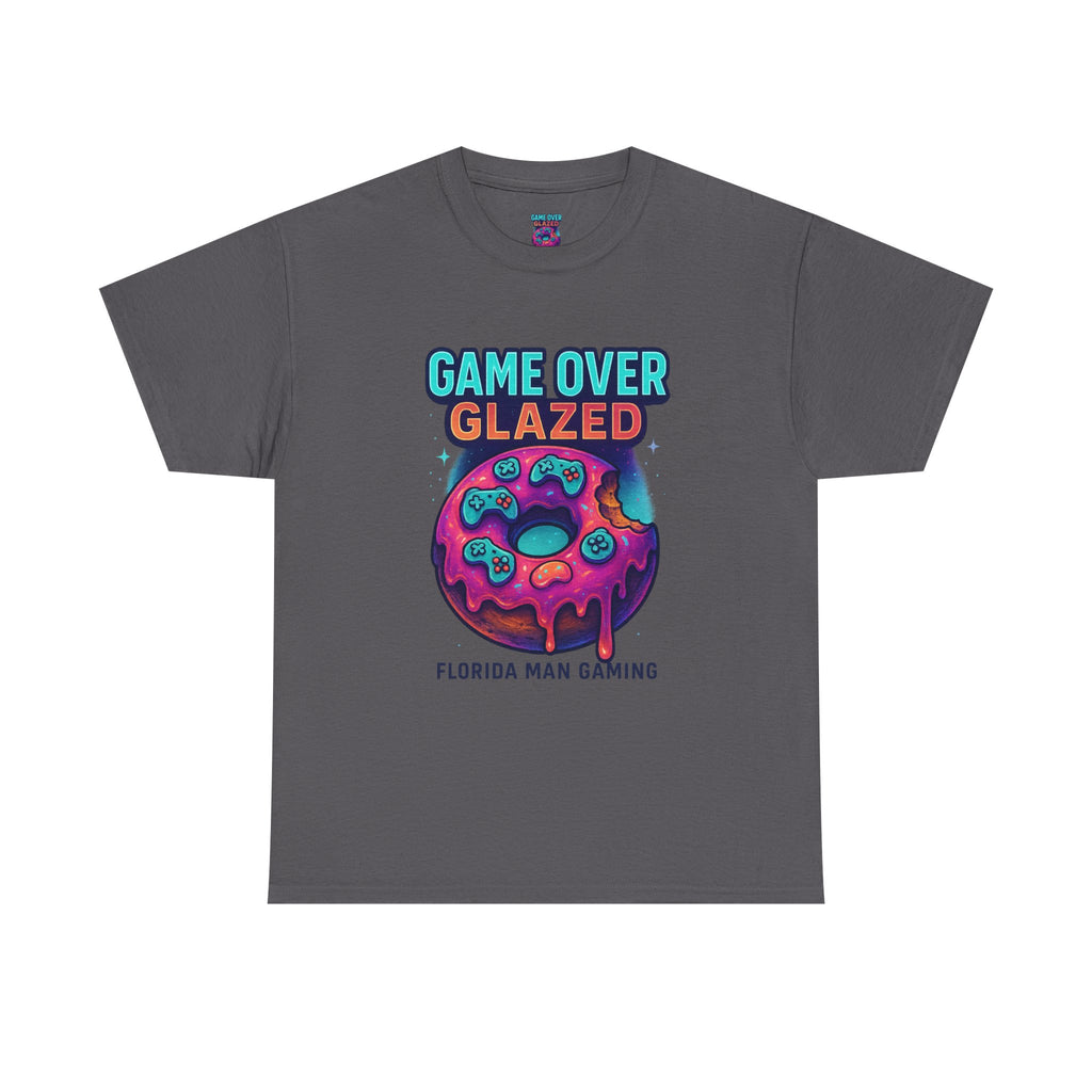 Gaming Graphic Tee for Retro Fun Lovers, Perfect for Gifts, Casual Wear, Gaming Events, Game Over Design