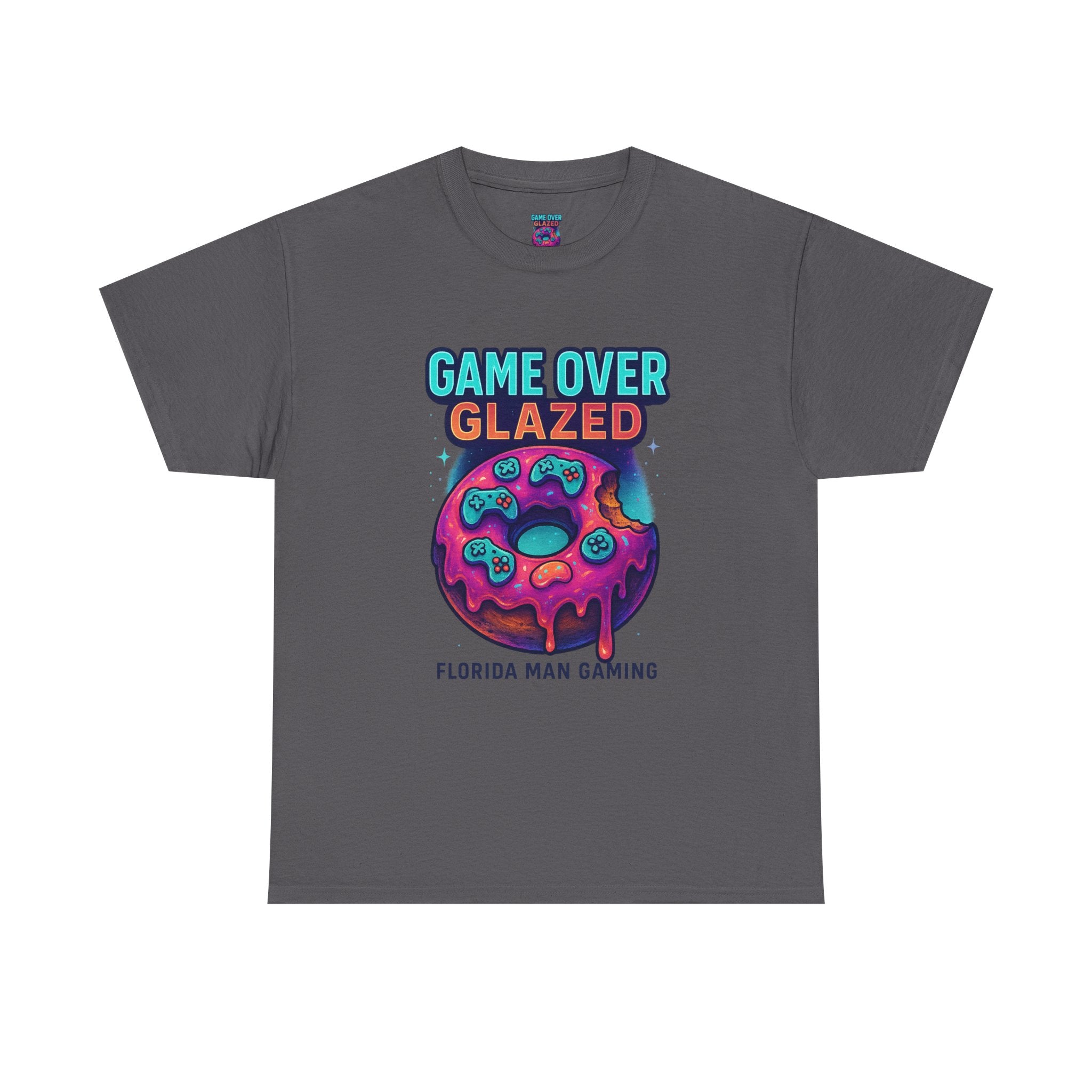 Gaming Graphic Tee for Retro Fun Lovers, Perfect for Gifts, Casual Wear, Gaming Events, Game Over Design