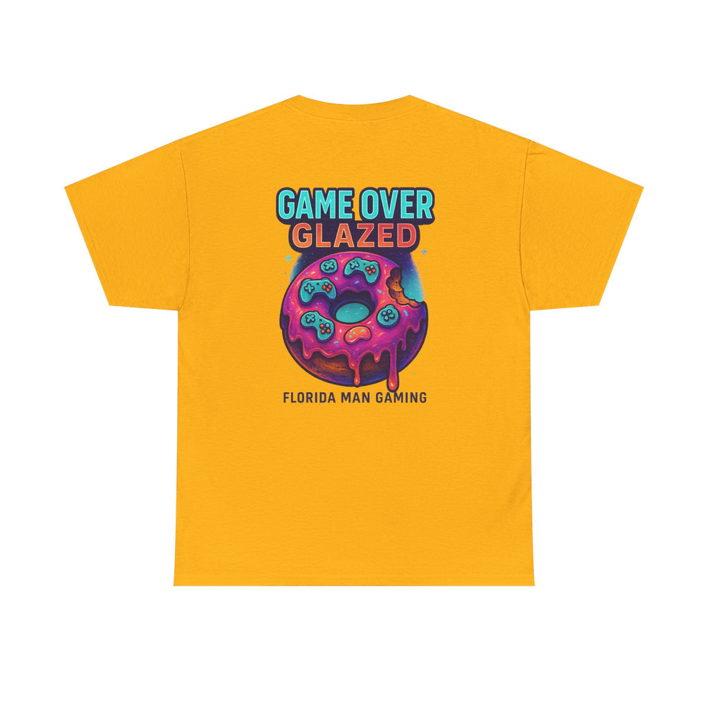 Gaming Graphic Tee for Retro Fun Lovers, Perfect for Gifts, Casual Wear, Gaming Events, Game Over Design