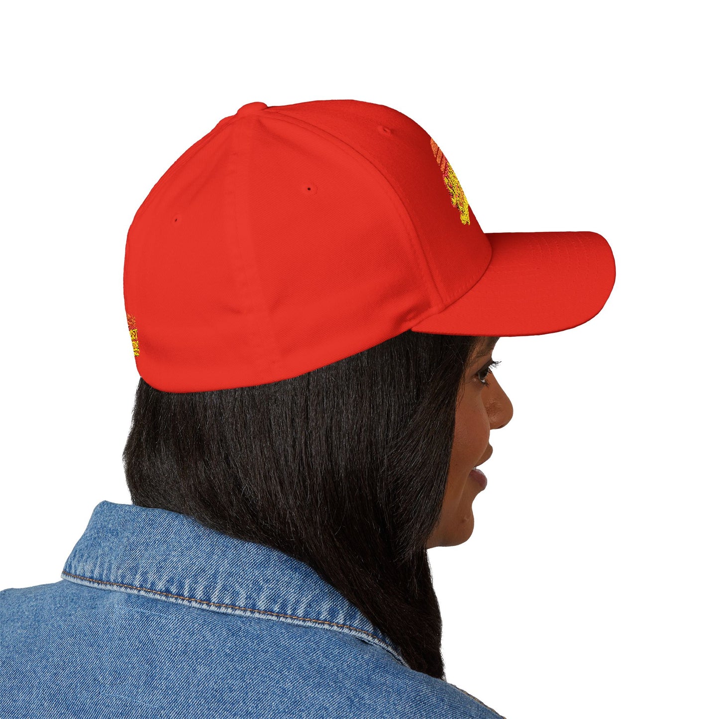 Cap - Sunset Sizzle Embroidery Design - Vaporwave Streetwear
