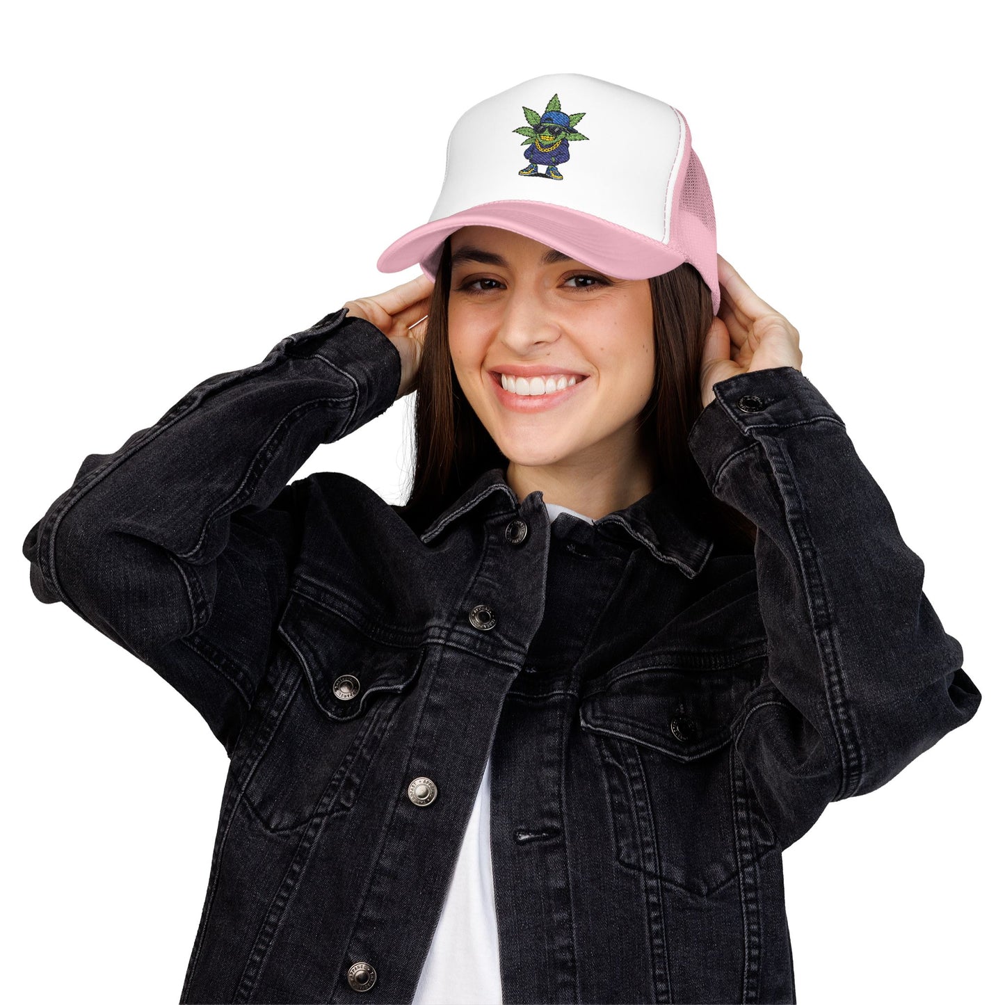 Cool Embroidered Foam Trucker Hat for Trendsetters, Everyday Style, Gift for Him, Outdoor Activities, Unique Streetwear