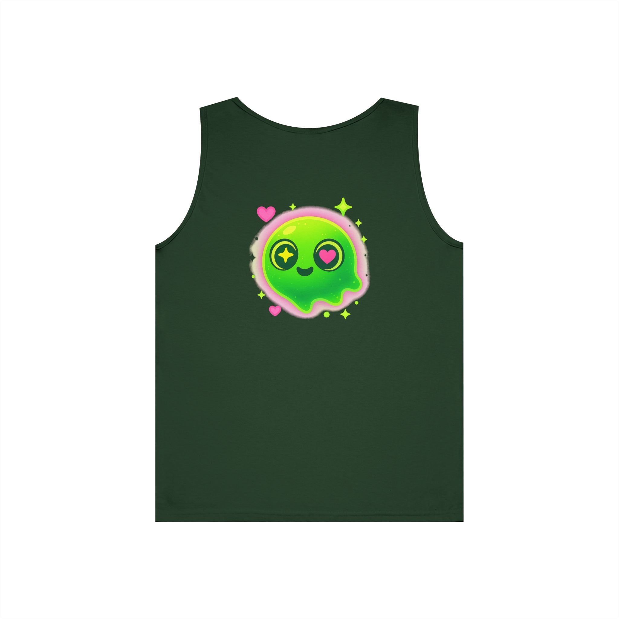 Cute Cartoon Glow-in-the-Dark Tank Top, Summer Outfit, LGBTQ+ Pride Wear, Festival Attire, Funny Gift for Teens, Casual Wear