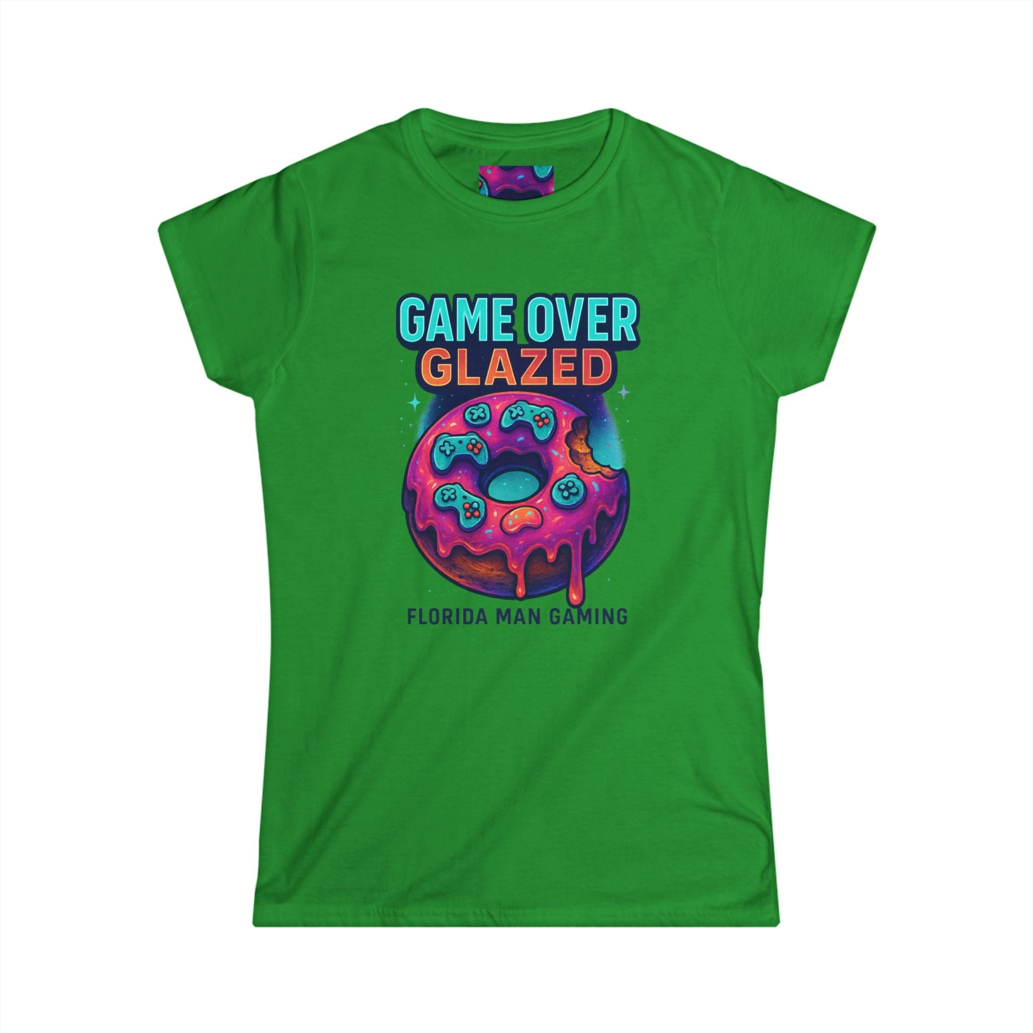 Gaming-Inspired Women's Softstyle Tee - Perfect for Gamers, Nerds, Birthday Gifts, Gaming Events, Casual Wear