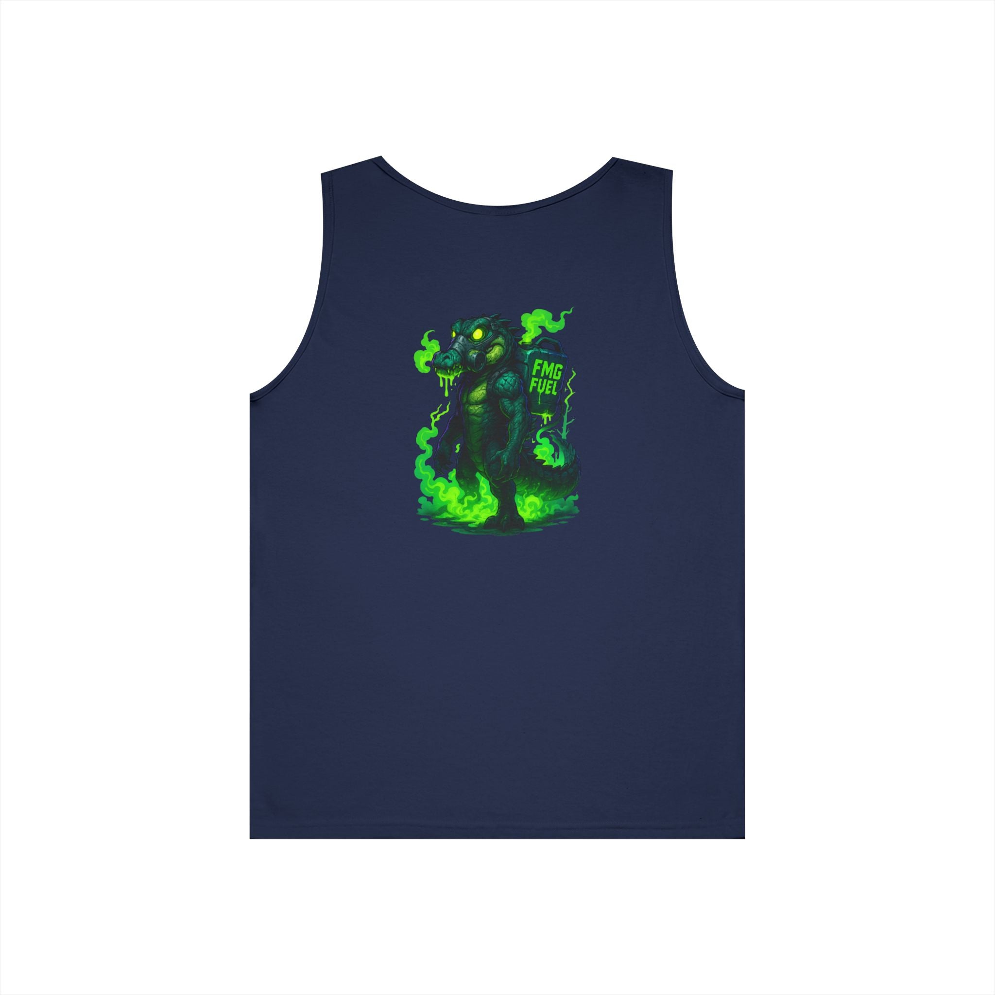 Swamp Gas Unisex Heavy Cotton Tank Top, Funny Summer Shirt, Graphic Muscle Tee, Casual Wear, Gift for Monster Lovers