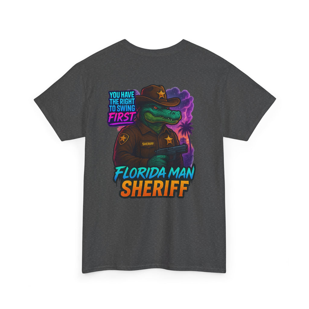 Florida Man Sheriff Tee - Fun Unisex Cotton T-Shirt, Graphic Tee for Florida Lovers, Gift for Dads, Unique Humor Shirt, Casual Wear