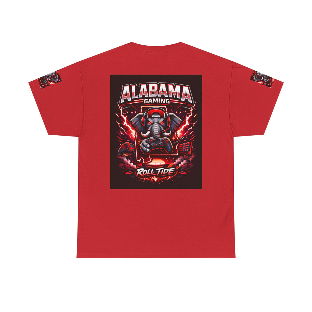 Alabama Gaming Tee — 'Roll Tide' Elephant Gamer Graphic Shirt