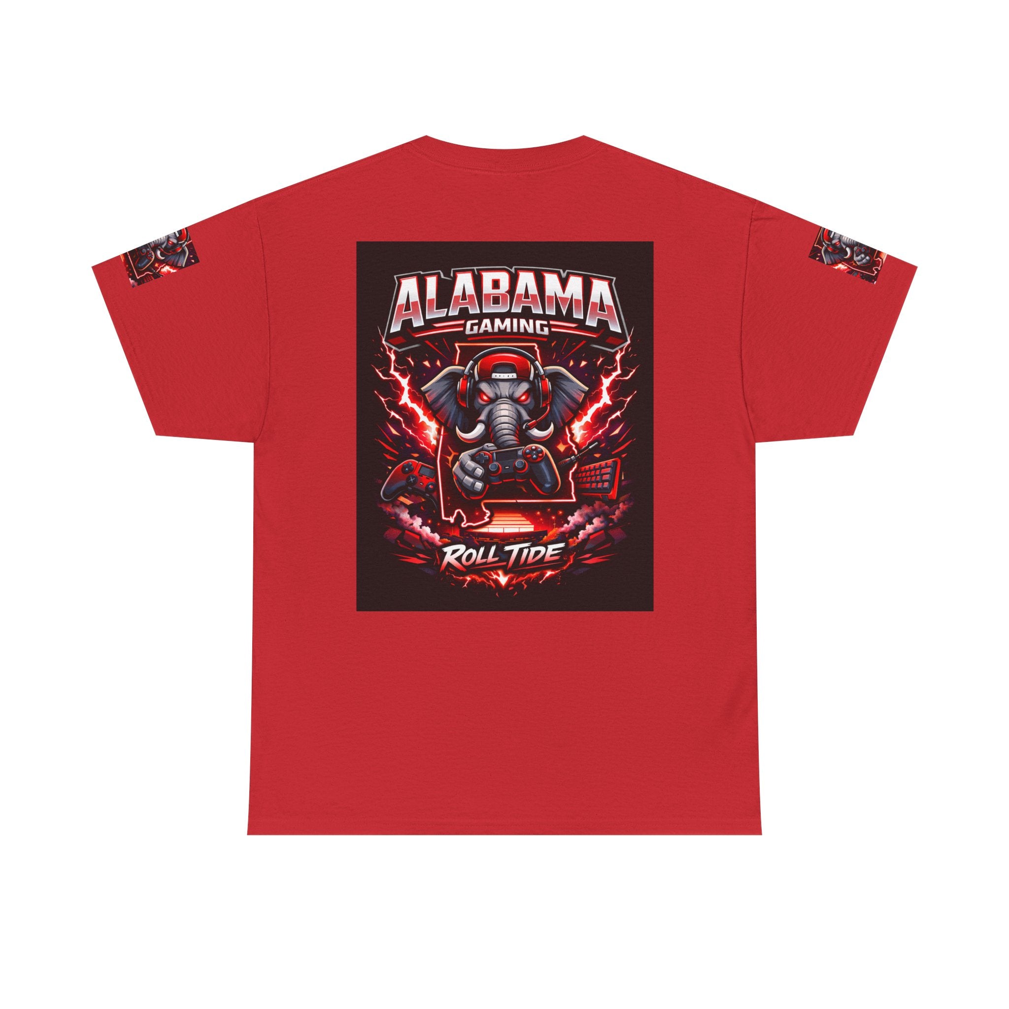 Alabama Gaming Tee — 'Roll Tide' Elephant Gamer Graphic Shirt