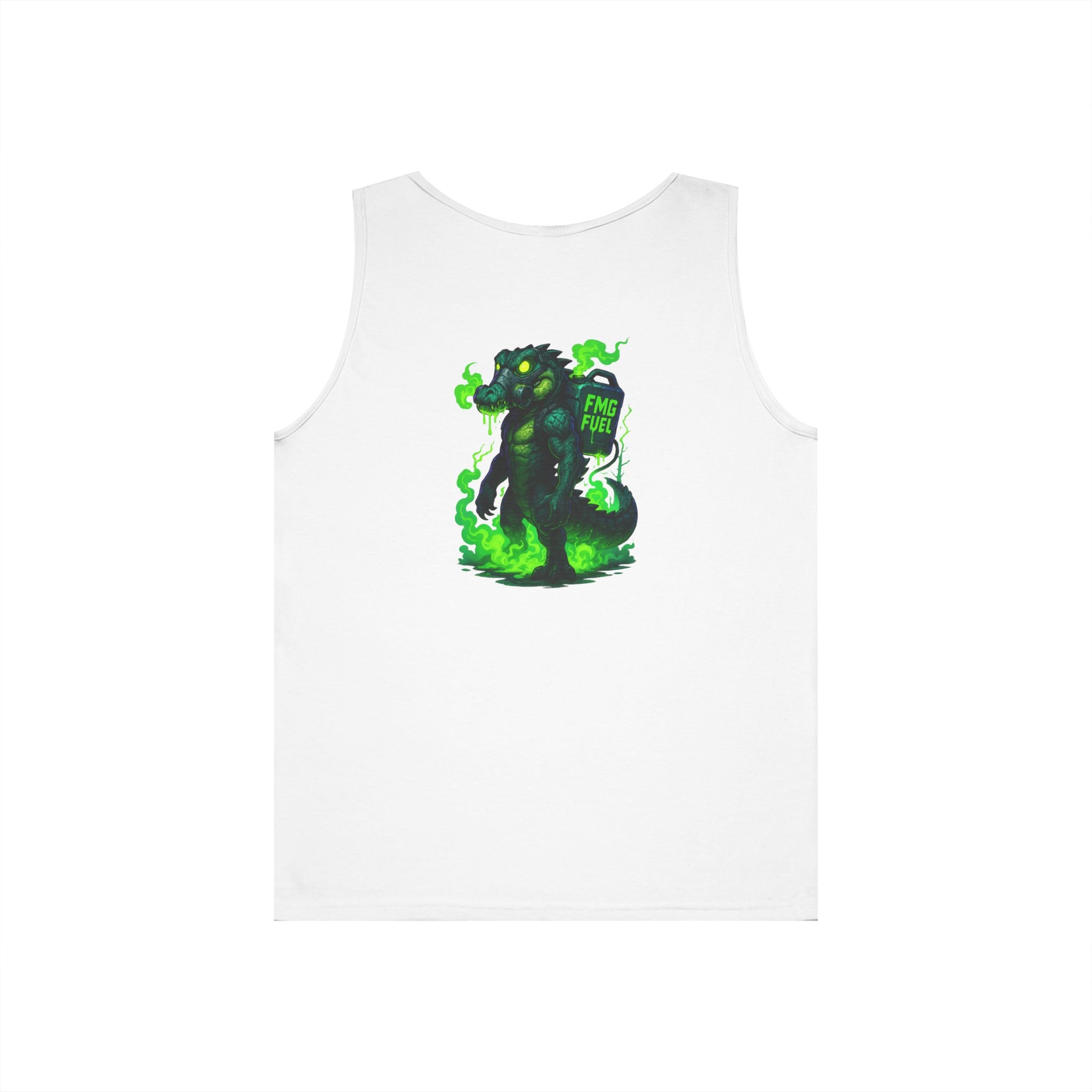 Swamp Gas Unisex Heavy Cotton Tank Top, Funny Summer Shirt, Graphic Muscle Tee, Casual Wear, Gift for Monster Lovers