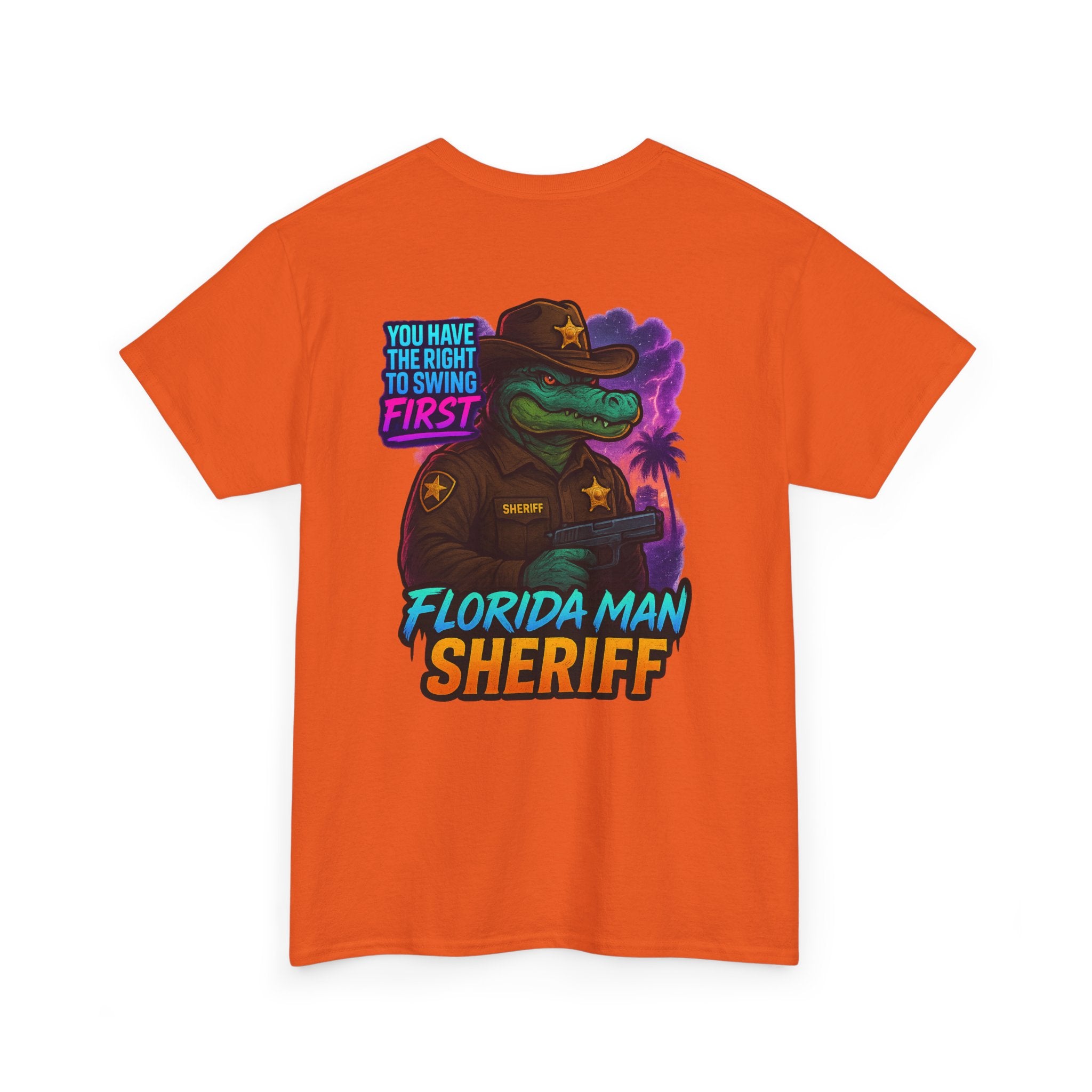 Florida Man Sheriff Tee - Fun Unisex Cotton T-Shirt, Graphic Tee for Florida Lovers, Gift for Dads, Unique Humor Shirt, Casual Wear