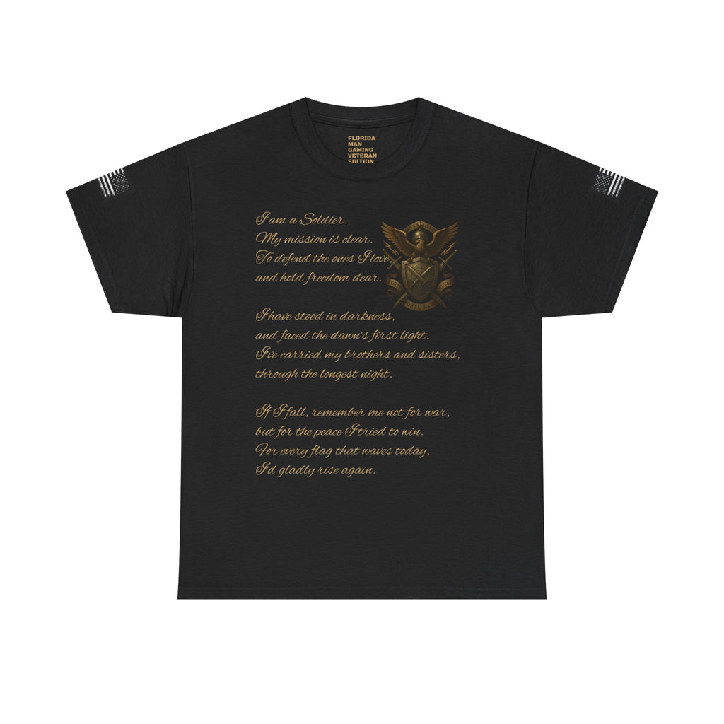 Mos Invicta Military Tribute Tee — 'Fortes Fortuna Iuvat' Tactical Veteran Shirt