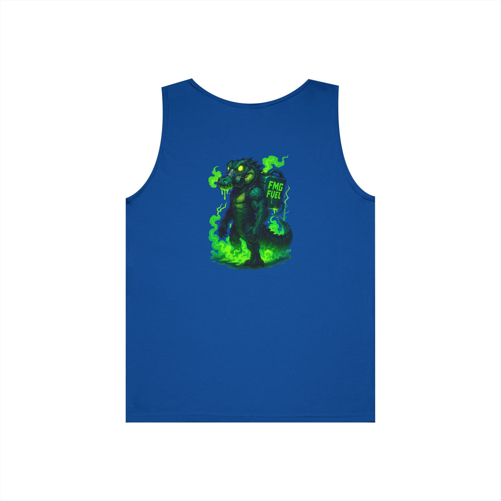 Swamp Gas Unisex Heavy Cotton Tank Top, Funny Summer Shirt, Graphic Muscle Tee, Casual Wear, Gift for Monster Lovers