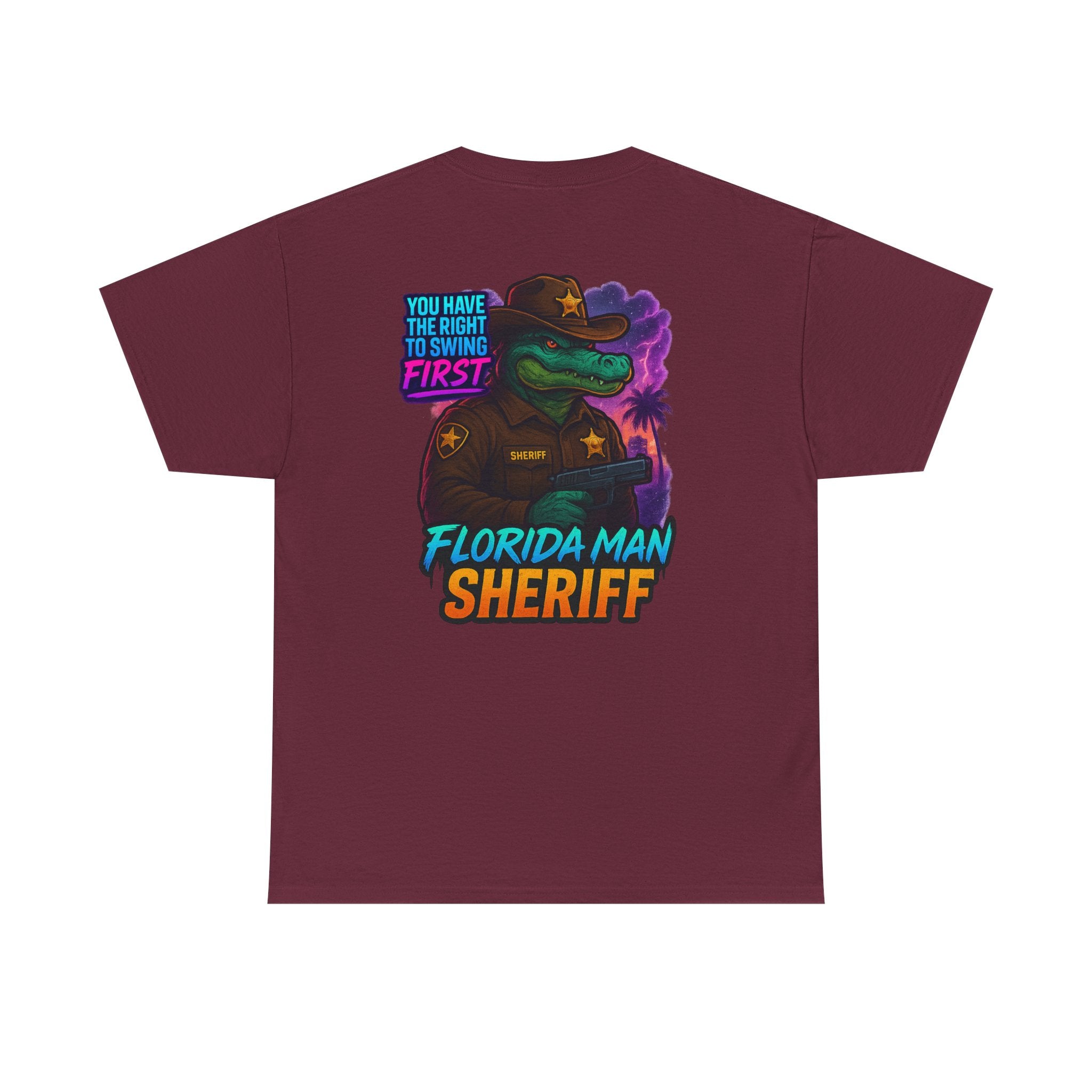 Florida Man Sheriff Tee - Fun Unisex Cotton T-Shirt, Graphic Tee for Florida Lovers, Gift for Dads, Unique Humor Shirt, Casual Wear