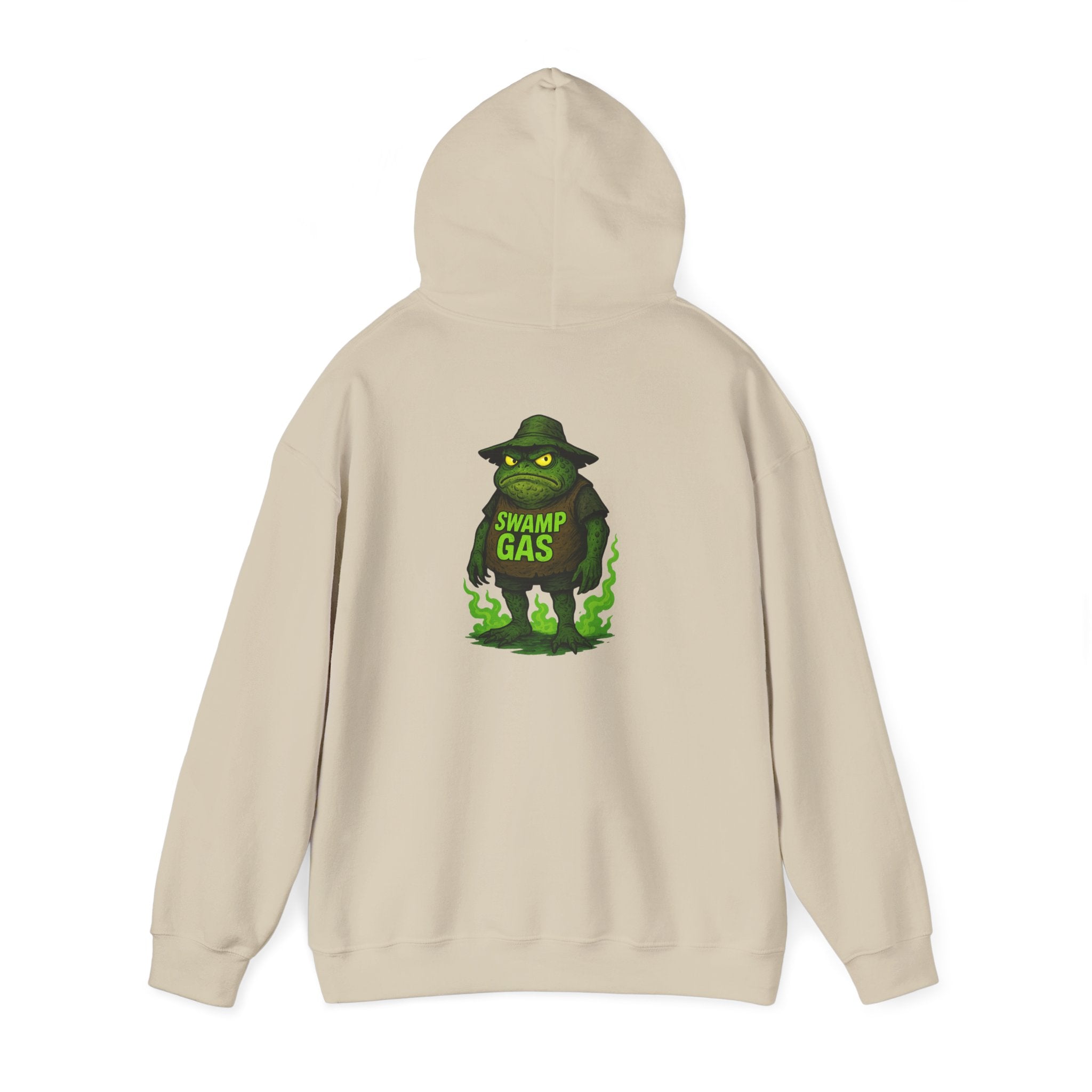Swamp Gas Unisex Hoodie | Fun Gift for Halloween, Cozy Casual Wear, Unique Graphic Sweatshirt, Quirky Style, Perfect for Fall