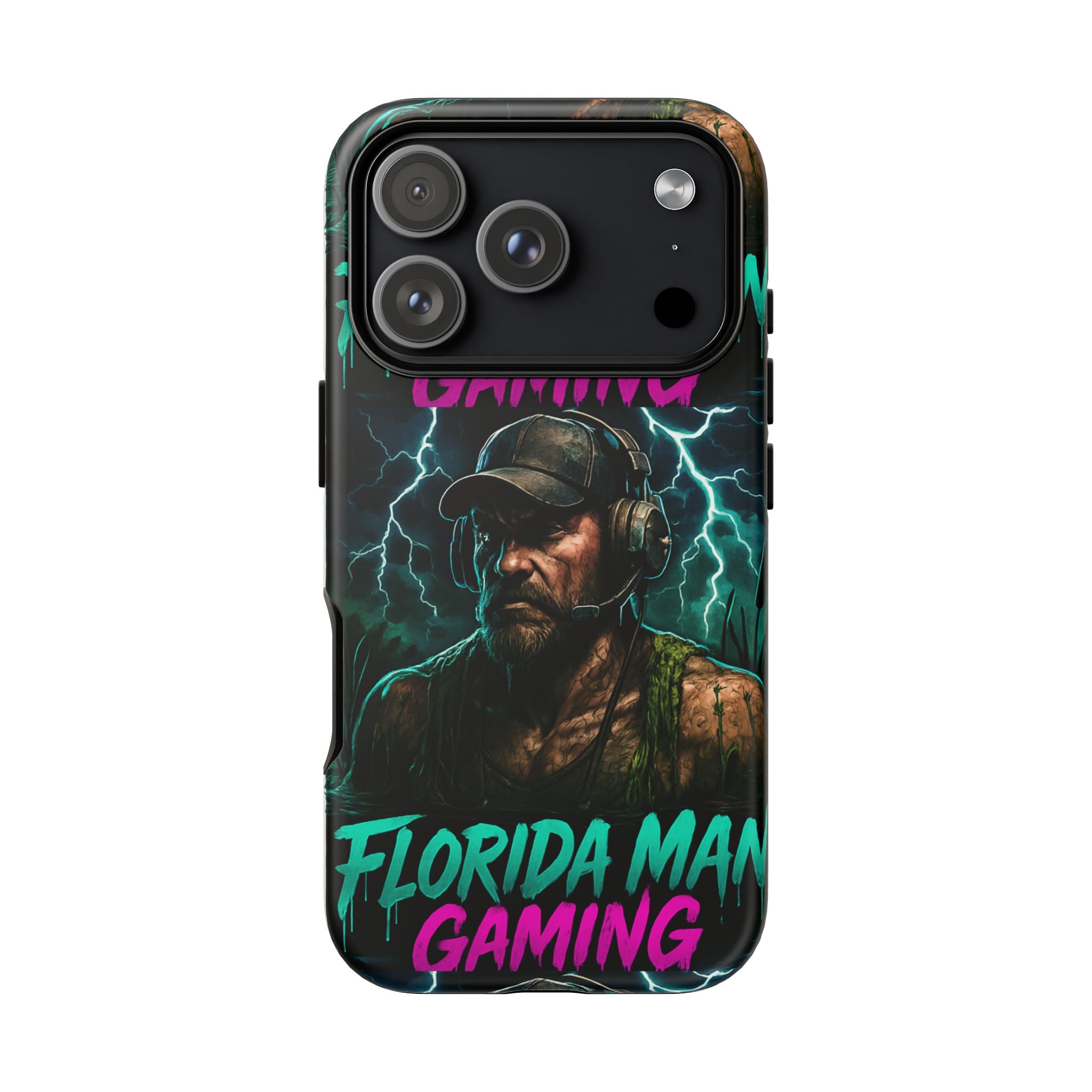 Phone Case - Florida Man Gaming Mascot Rising from the Swamp Tough Case