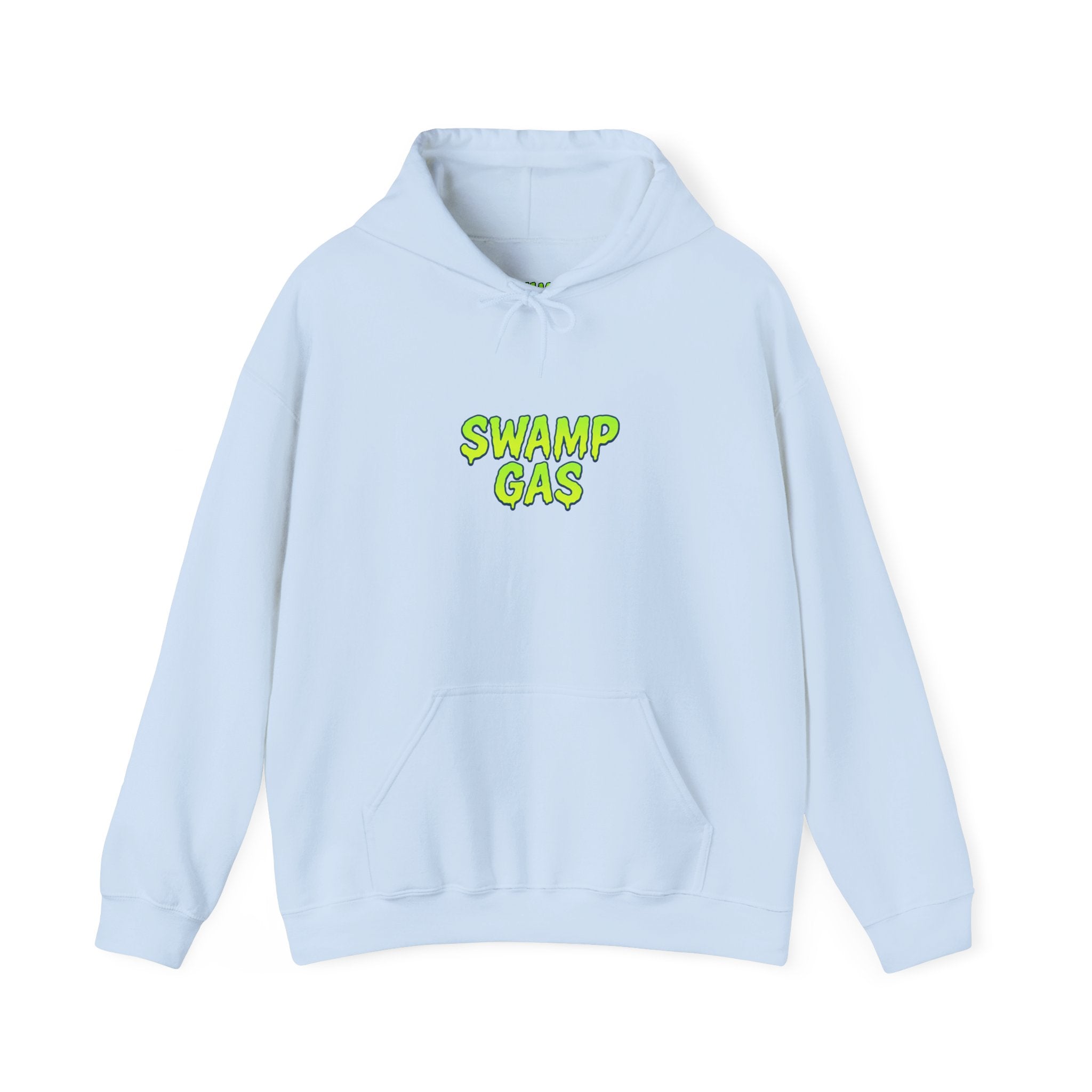 Swamp Gas Unisex Hoodie, Fun Graphic Sweatshirt, Gift for Halloween, Unique Streetwear, Cozy Layering Piece