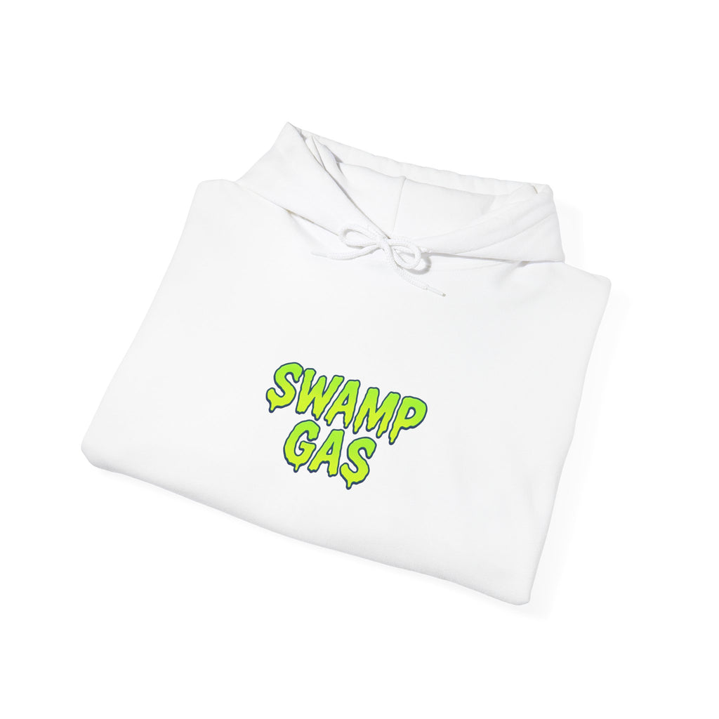 Swamp Gas Unisex Hoodie, Fun Graphic Sweatshirt, Gift for Halloween, Unique Streetwear, Cozy Layering Piece