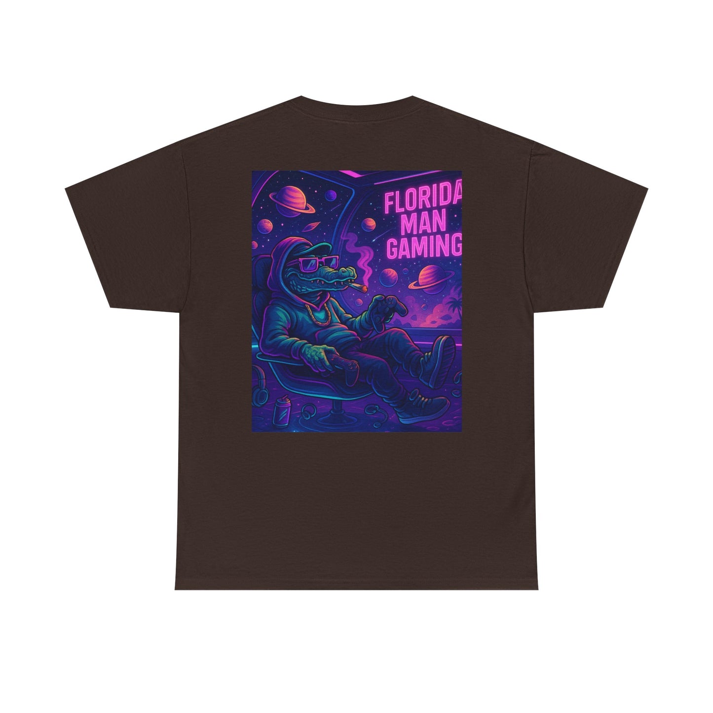 Florida Man Gaming Unisex Cotton Tee, Fun Florida Humor, Gamer Shirt, Unique Gift, Unisex T-shirt