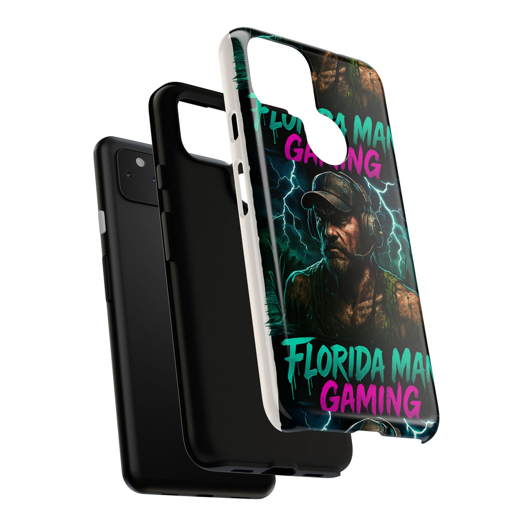 Phone Case - Florida Man Gaming Mascot Rising from the Swamp Tough Case
