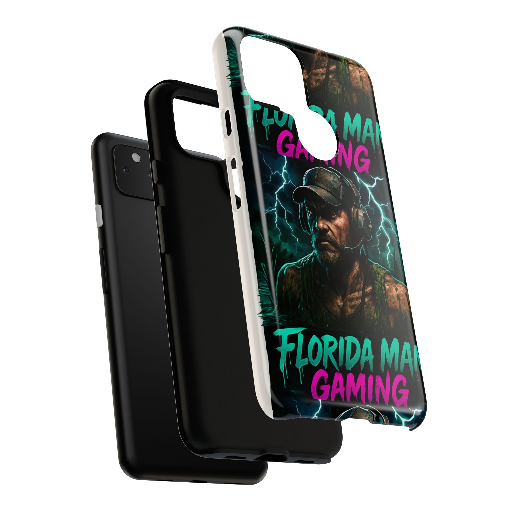 Phone Case - Florida Man Gaming Mascot Rising from the Swamp Tough Case