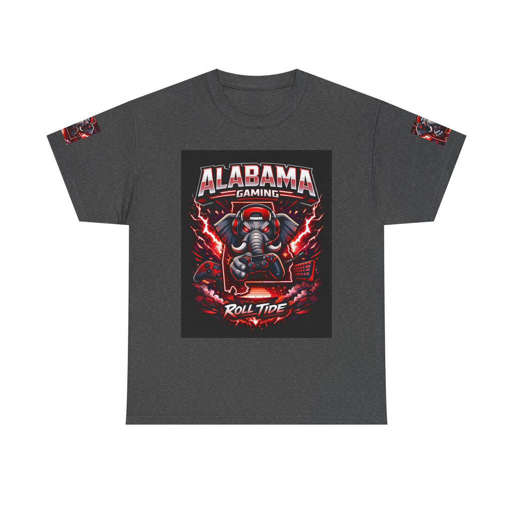 Alabama Gaming Tee — 'Roll Tide' Elephant Gamer Graphic Shirt