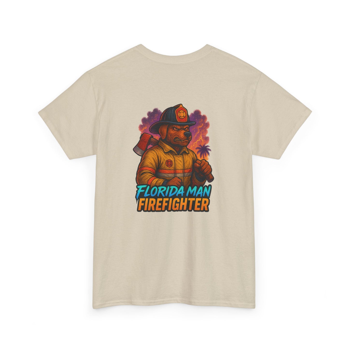 Gaming Tee - Florida Man Blaze Firefighter Gator