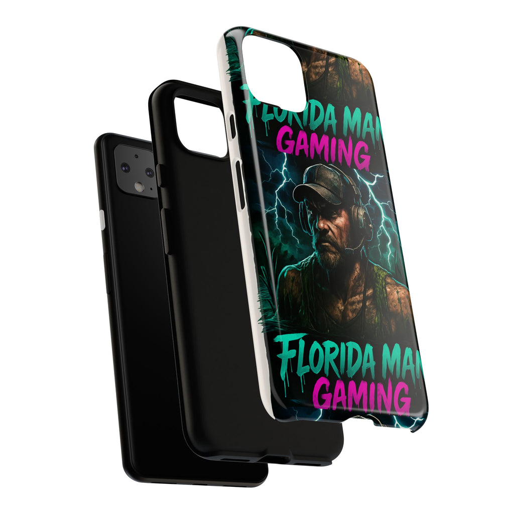 Phone Case - Florida Man Gaming Mascot Rising from the Swamp Tough Case