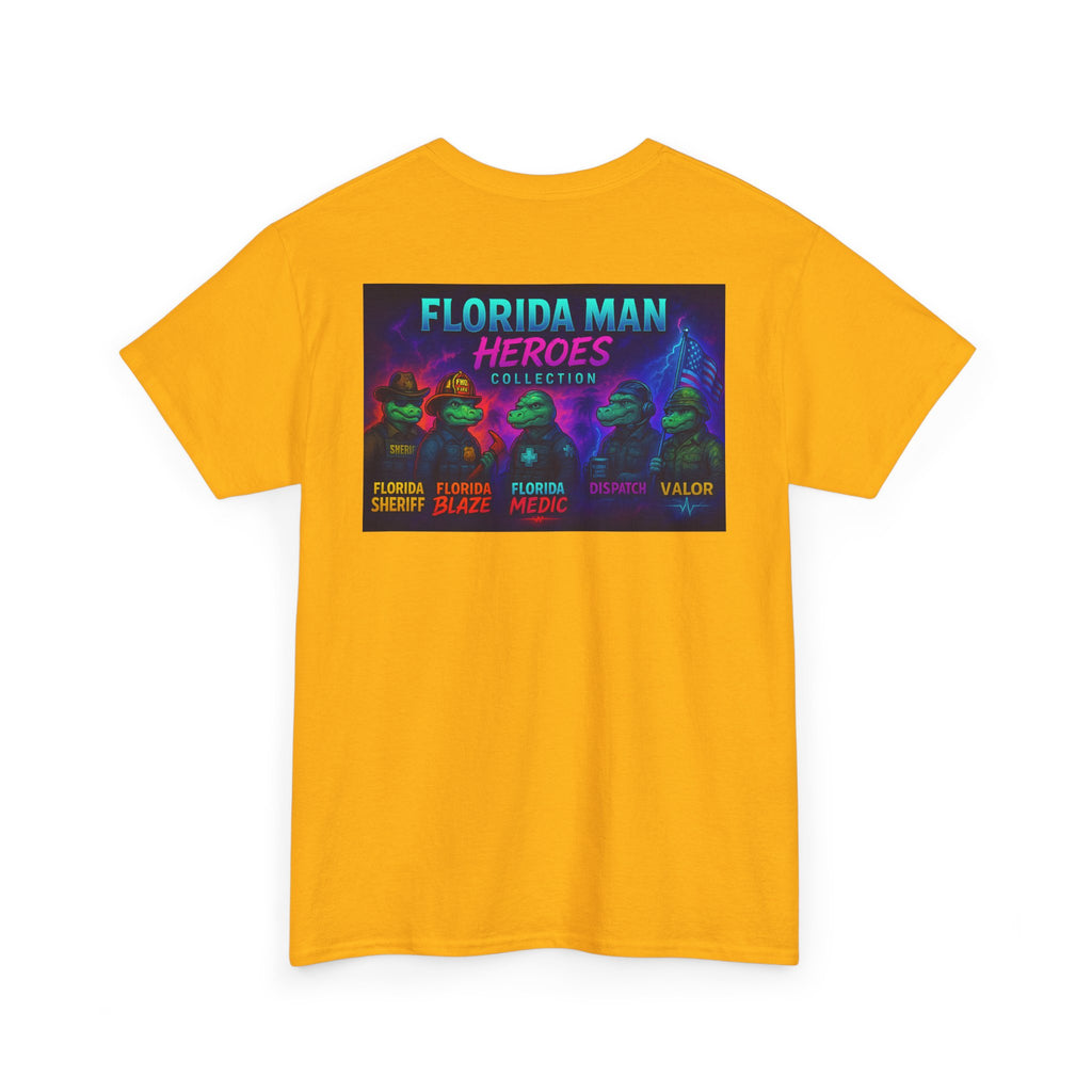 Florida Man Heroes Unisex Tee | Fun Graphic Shirt, Unique Gift, Florida Pride, Casual Style, Funny Tee