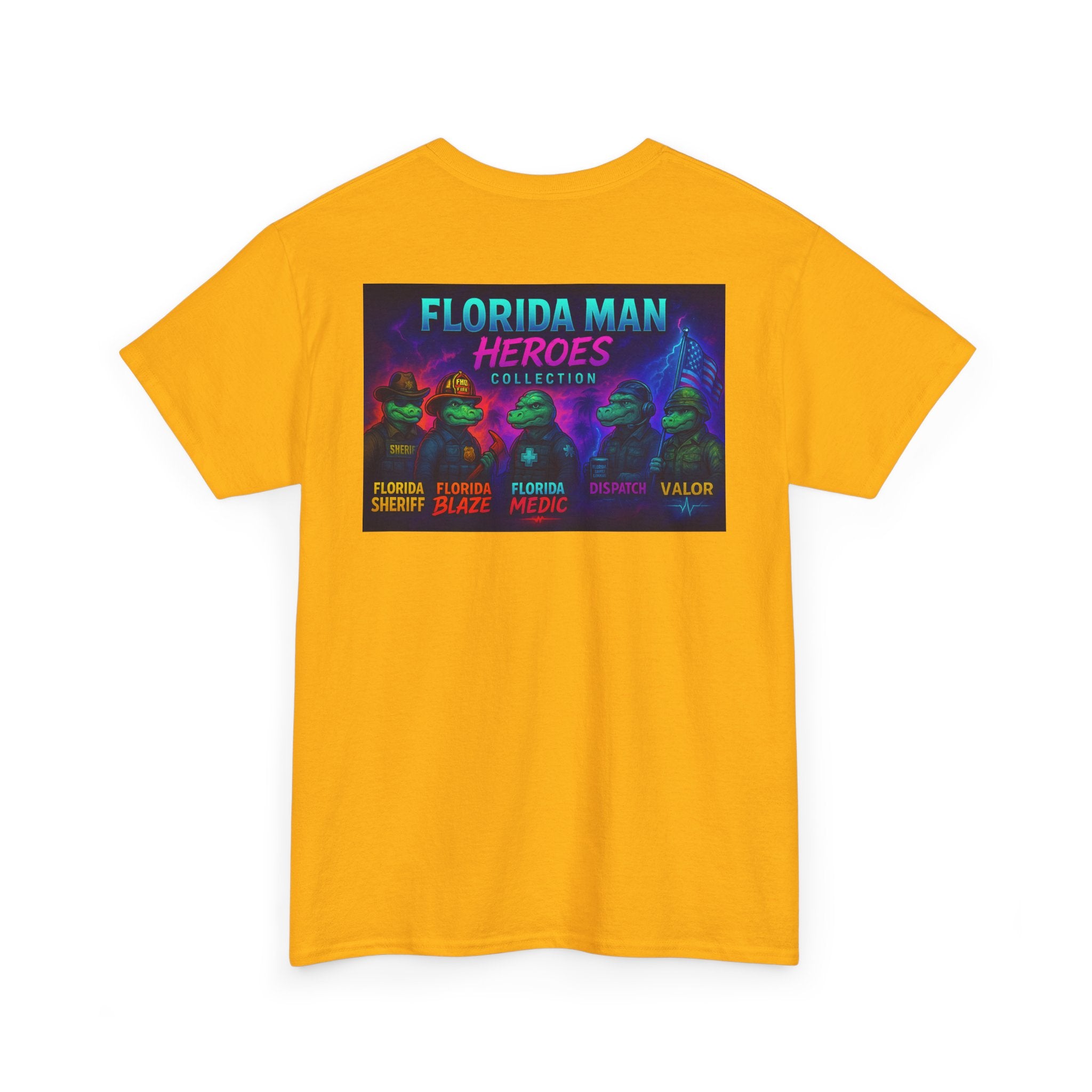 Florida Man Heroes Unisex Tee | Fun Graphic Shirt, Unique Gift, Florida Pride, Casual Style, Funny Tee