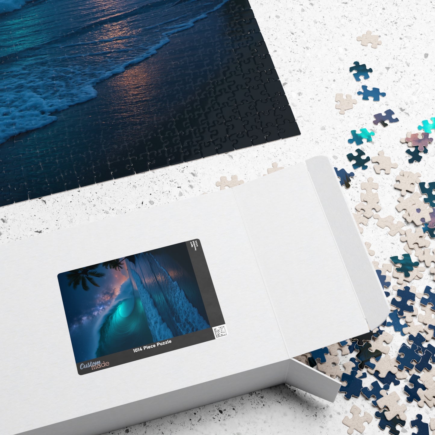 Stunning Ocean Wave Puzzle - 110 to 1014 Pieces, Perfect for Family Game Night, Gifts for Ocean Lovers, Relaxation Activity, Home Decor