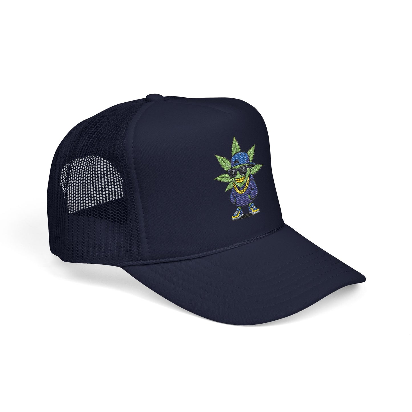 Cool Embroidered Foam Trucker Hat for Trendsetters, Everyday Style, Gift for Him, Outdoor Activities, Unique Streetwear