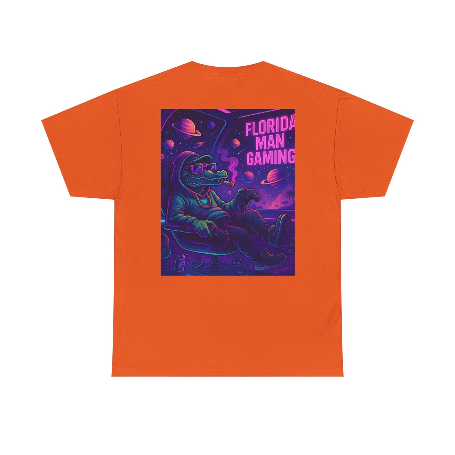 Florida Man Gaming Unisex Cotton Tee, Fun Florida Humor, Gamer Shirt, Unique Gift, Unisex T-shirt