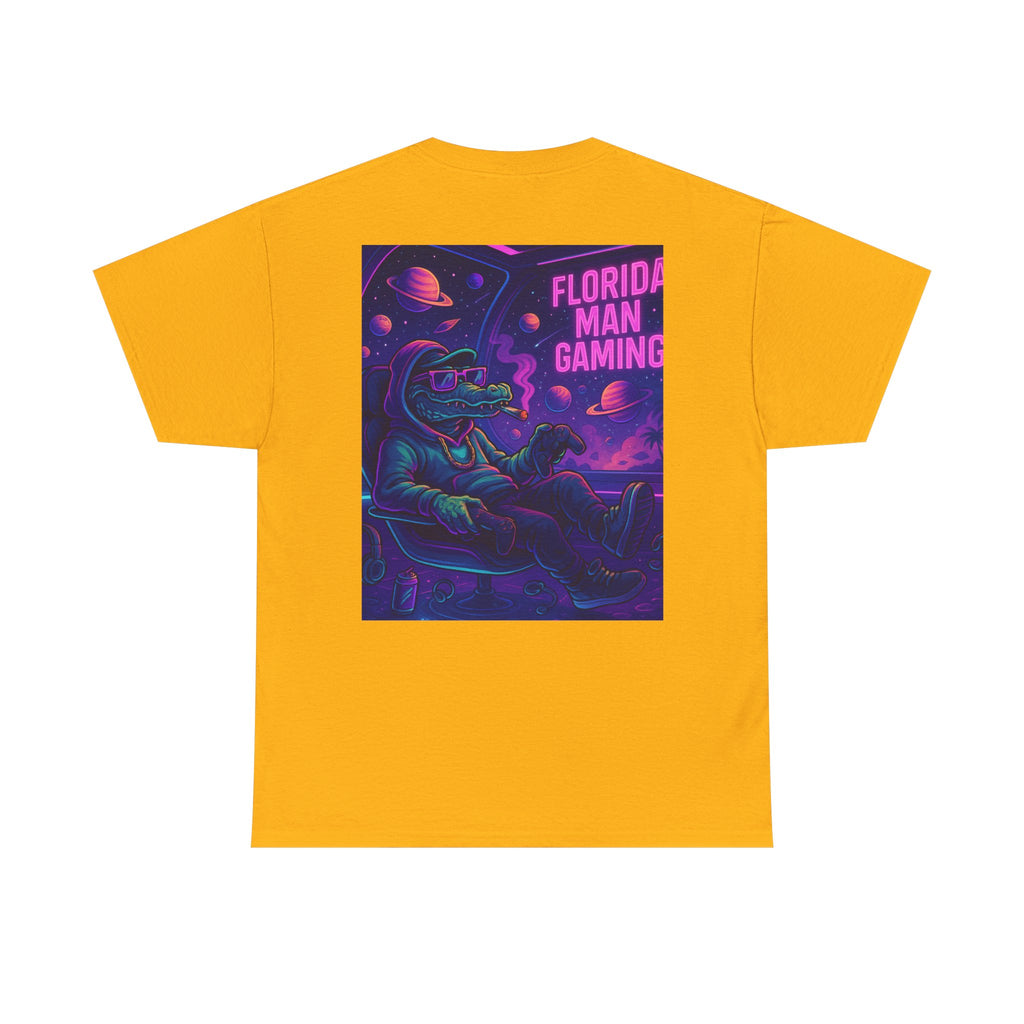 Florida Man Gaming Unisex Cotton Tee, Fun Florida Humor, Gamer Shirt, Unique Gift, Unisex T-shirt